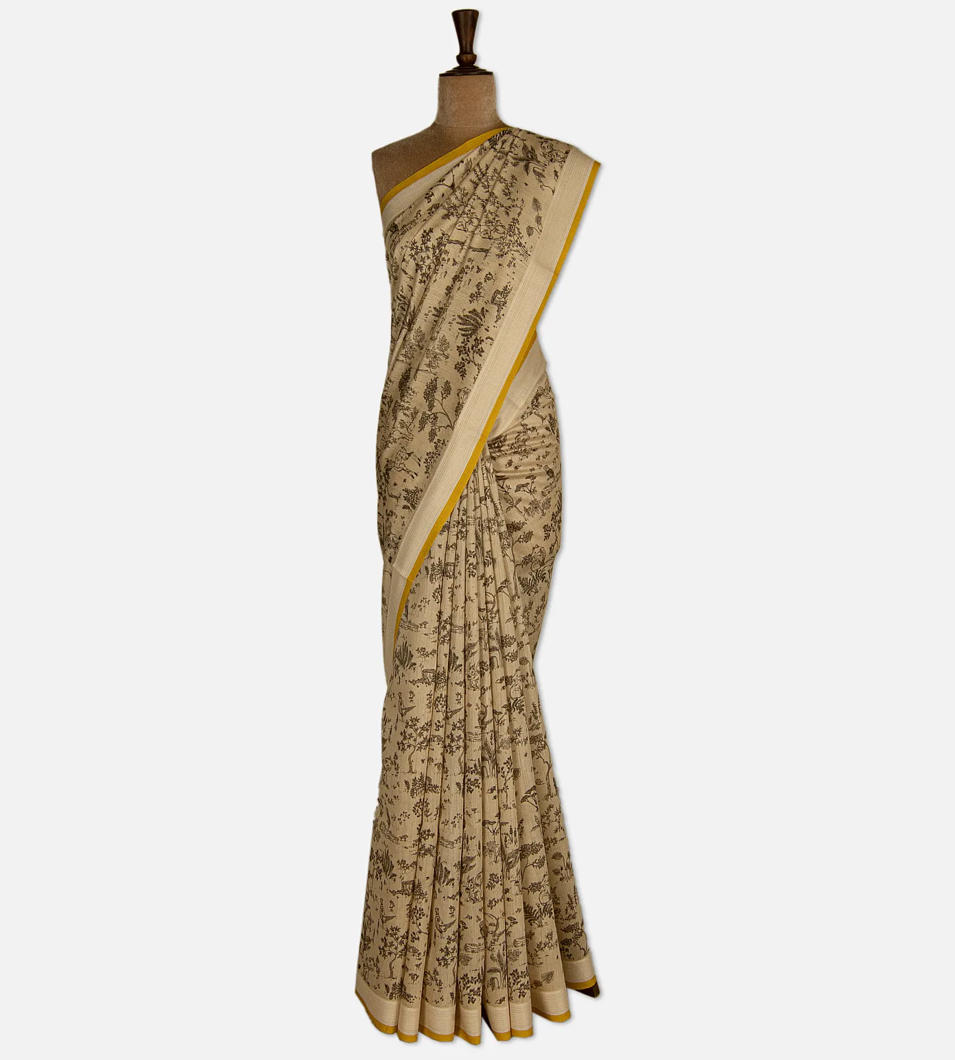 light-beige-tussar-saree-d10133286-b