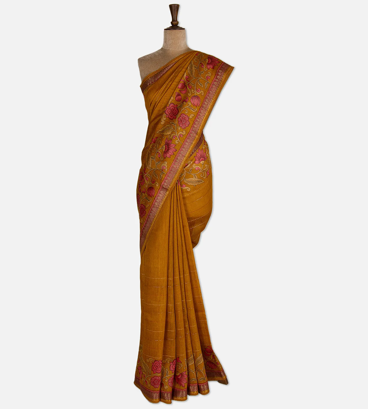 yellow-tussar-kota-saree-d09129438-b