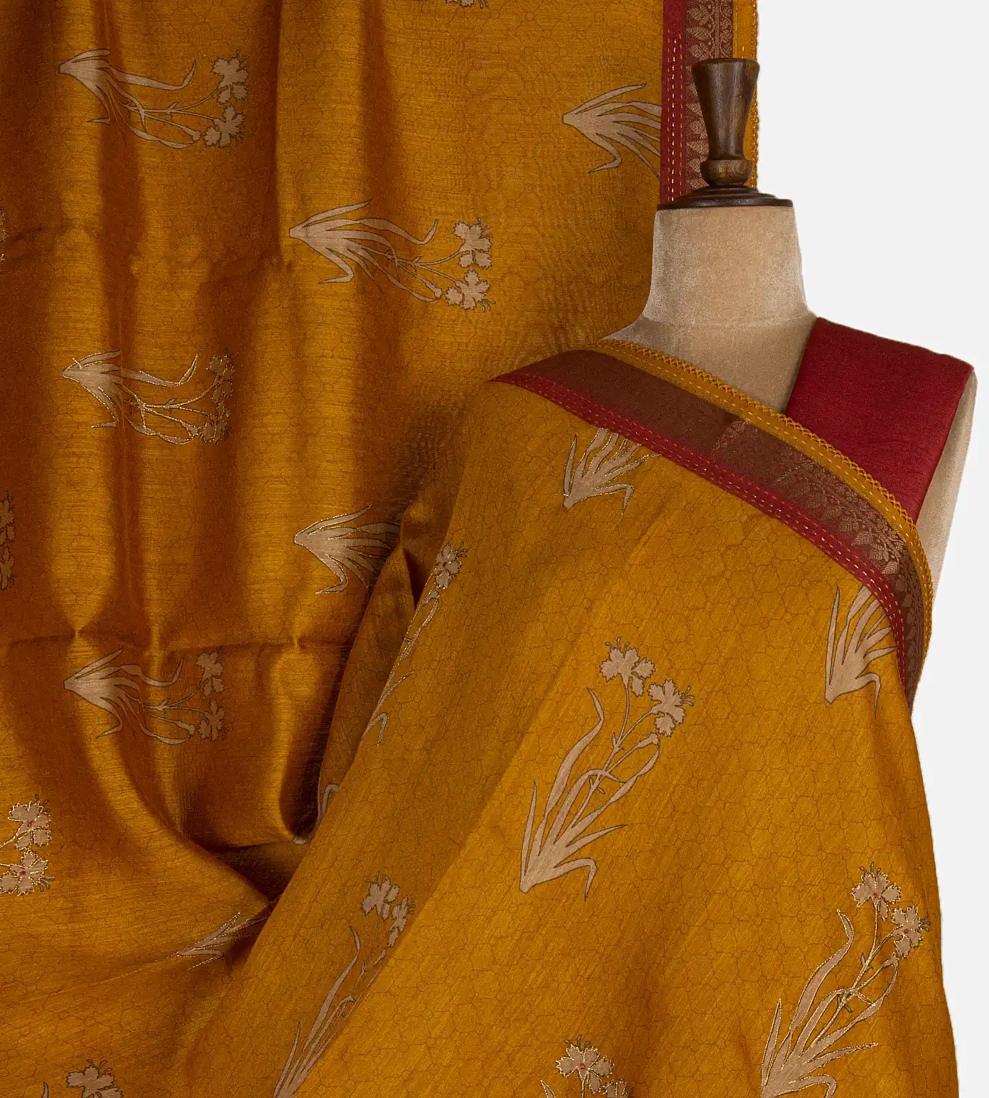 yellow-tussar-saree-d08116806-a