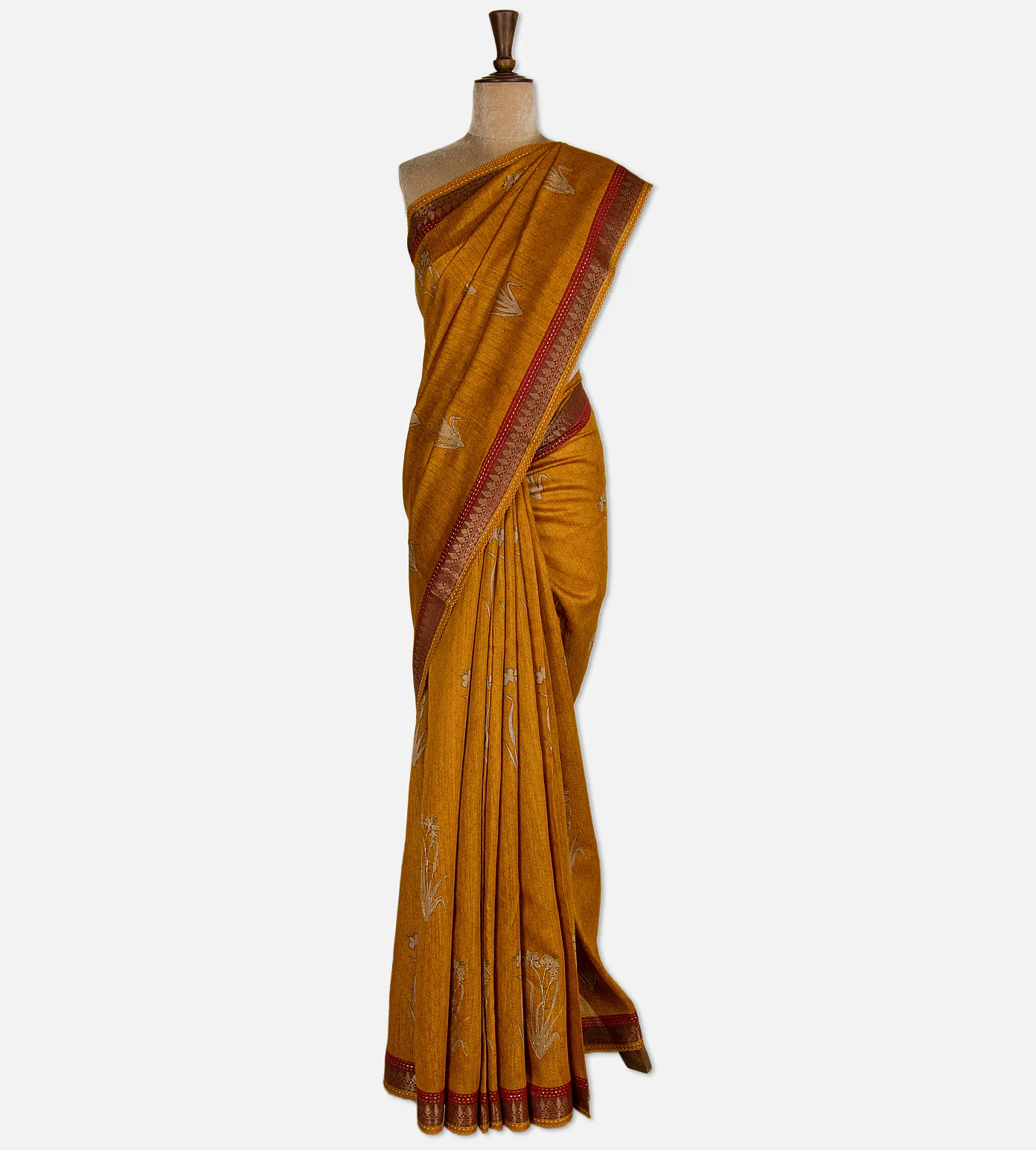 yellow-tussar-saree-d08116806-b