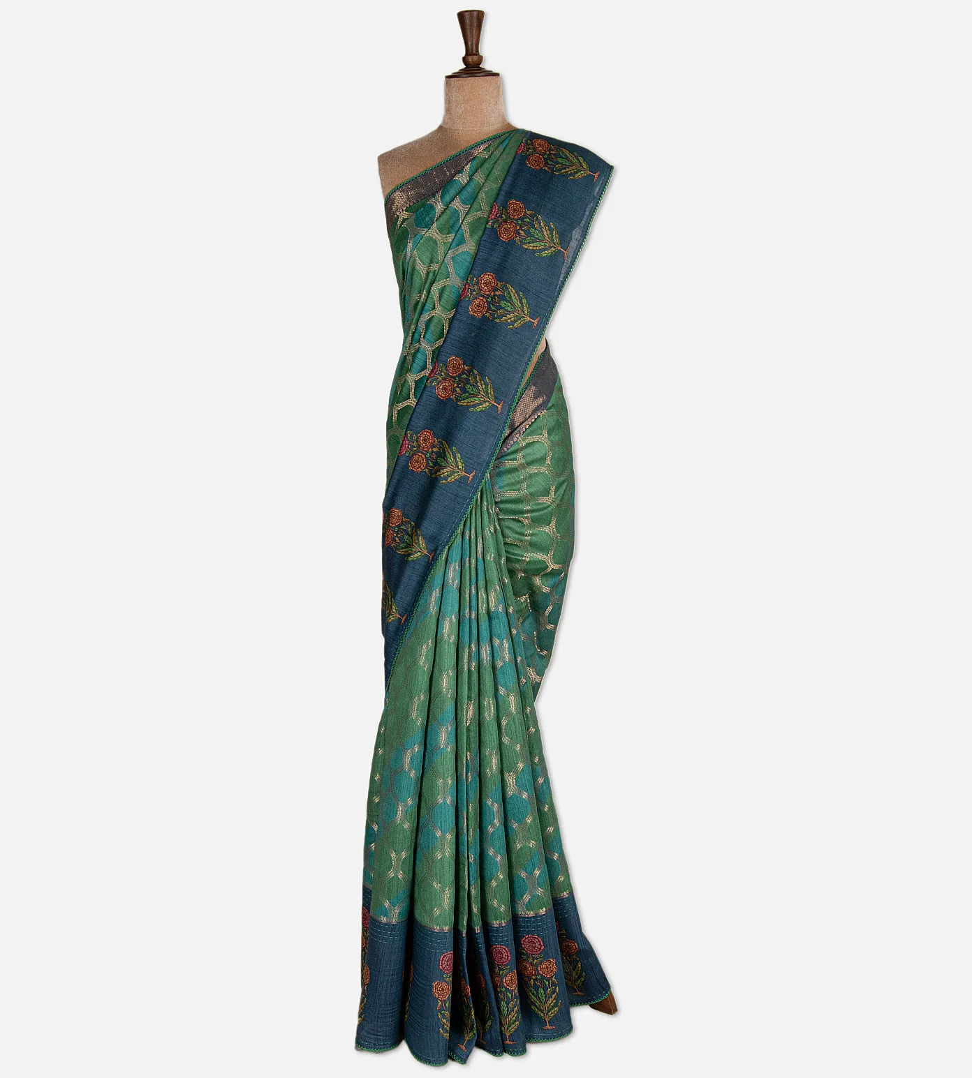 blue-and-green-tussar-saree-d09128747-b