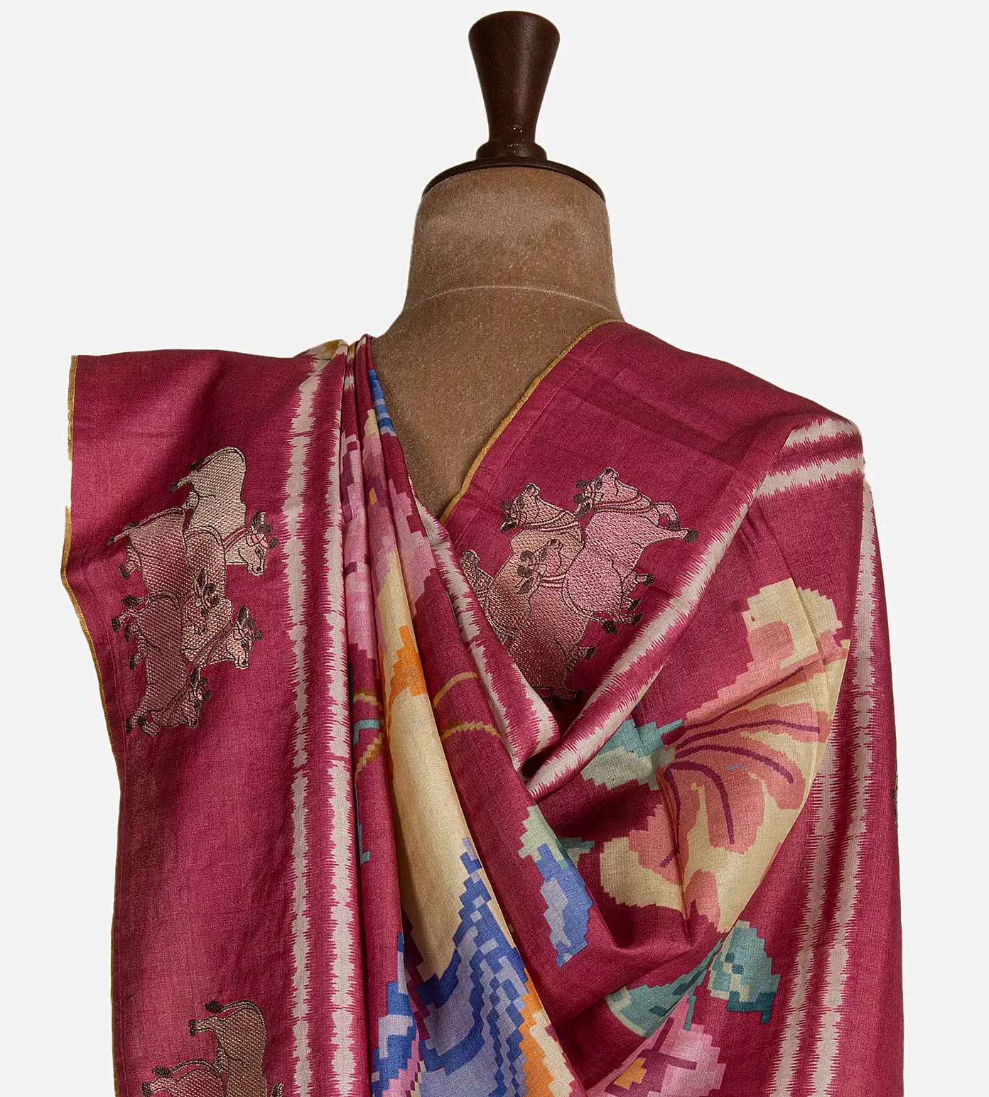 yellow-tussar-saree-d08118965-c