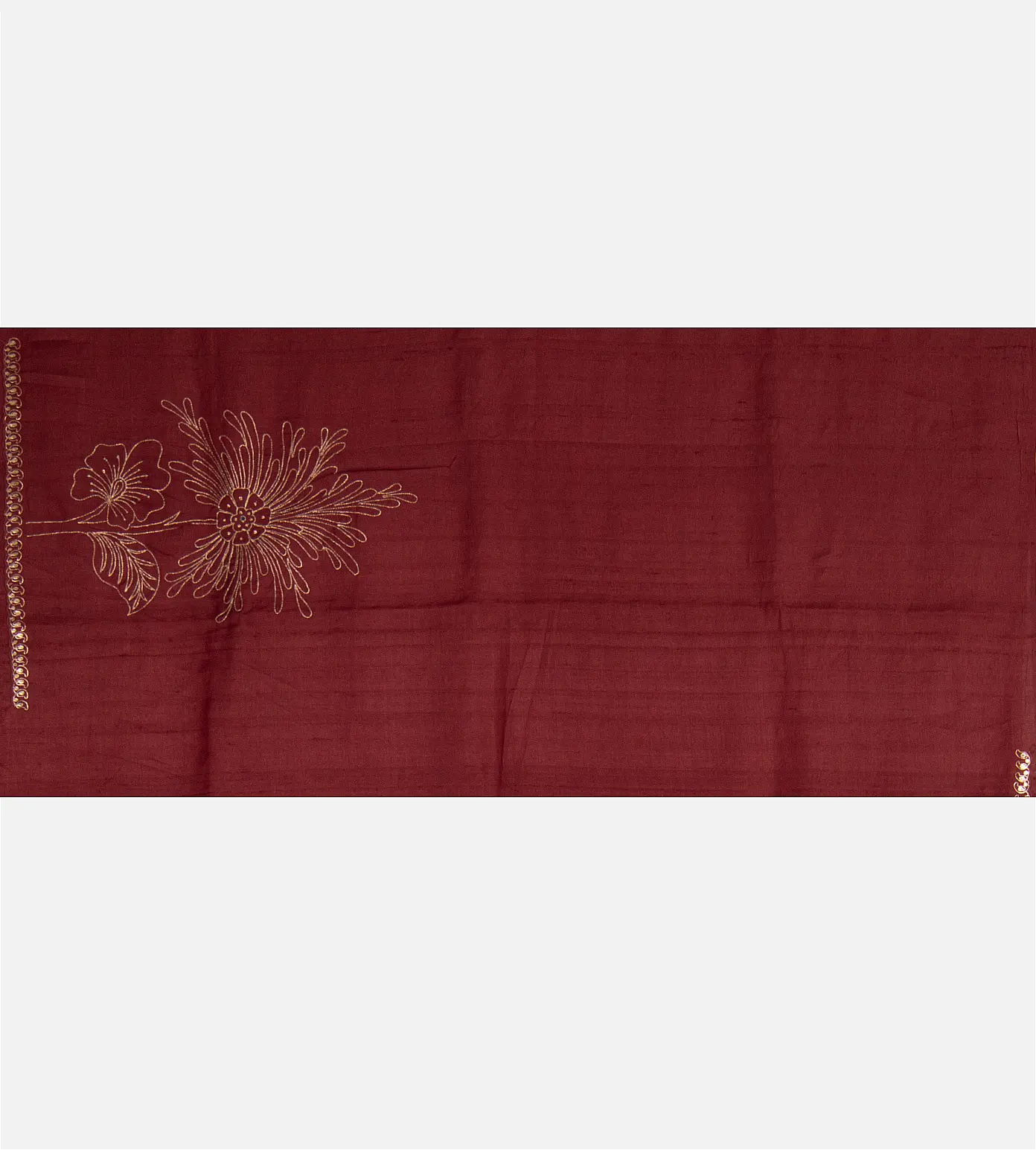maroon-tussar-saree-d0293088-d