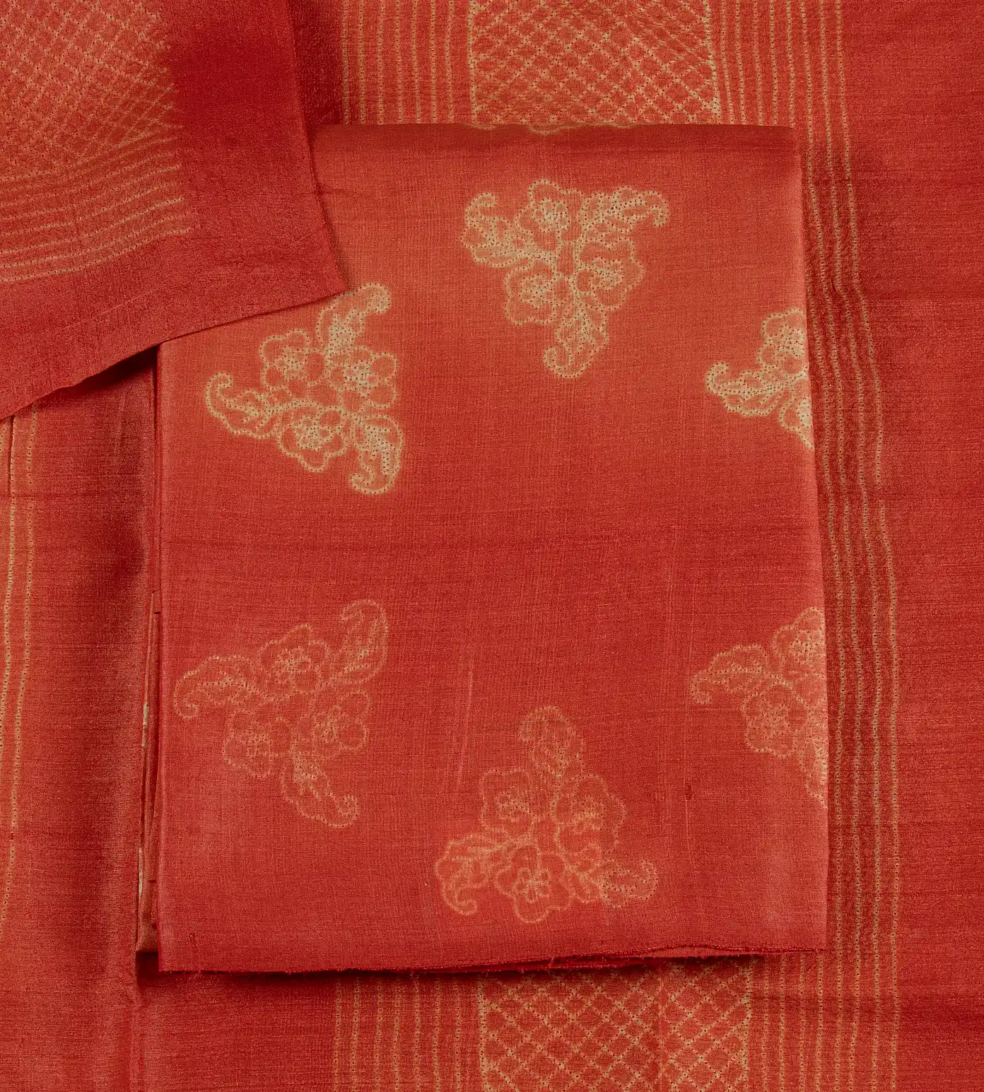 orange-shibori-tussar-salwar-d09127995-a