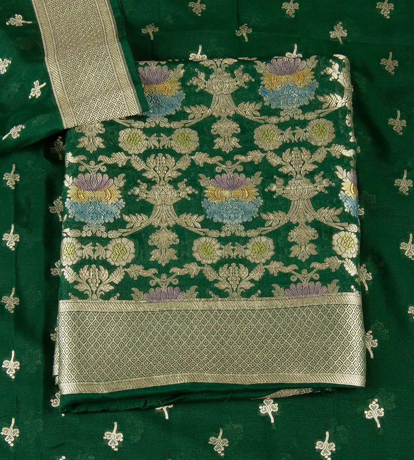 green-banarasi-georgette-salwar-d10130834-a