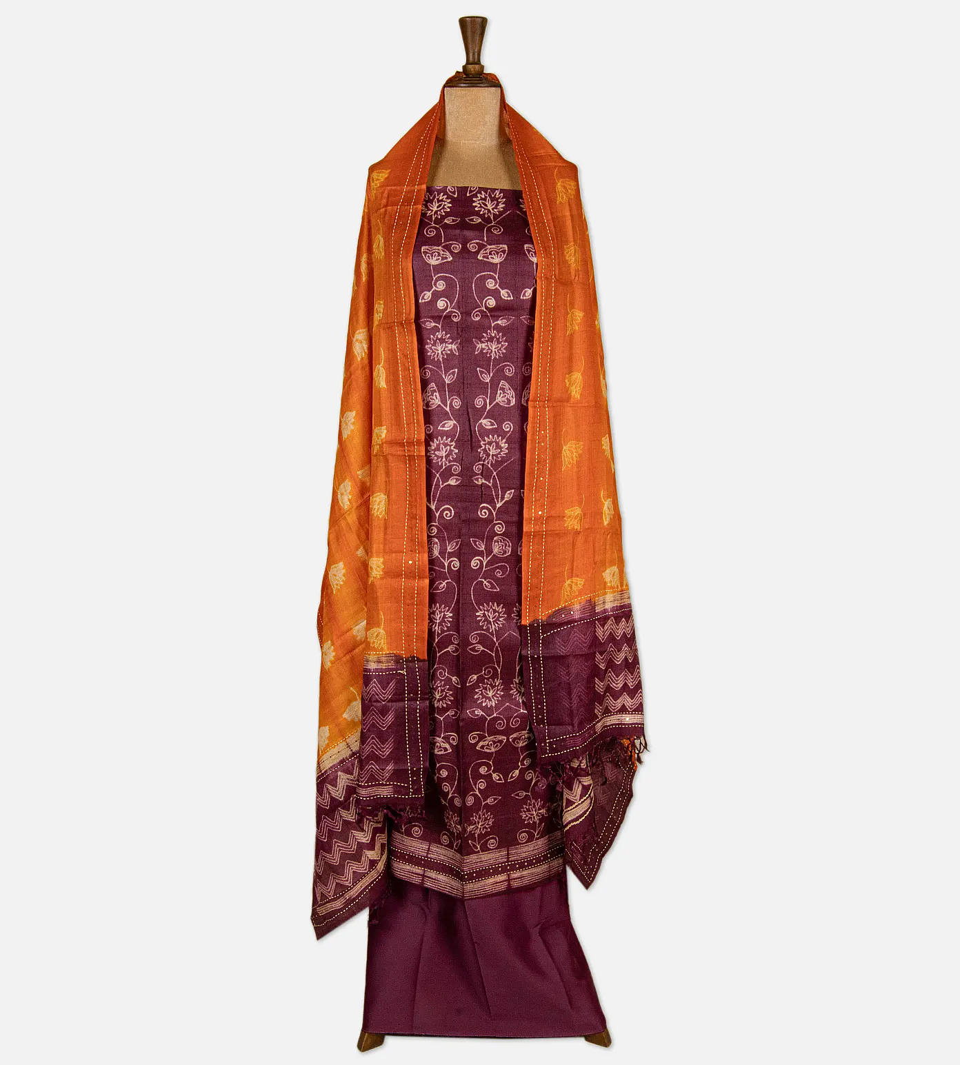 shibori-tussar-salwar-d10131936-c