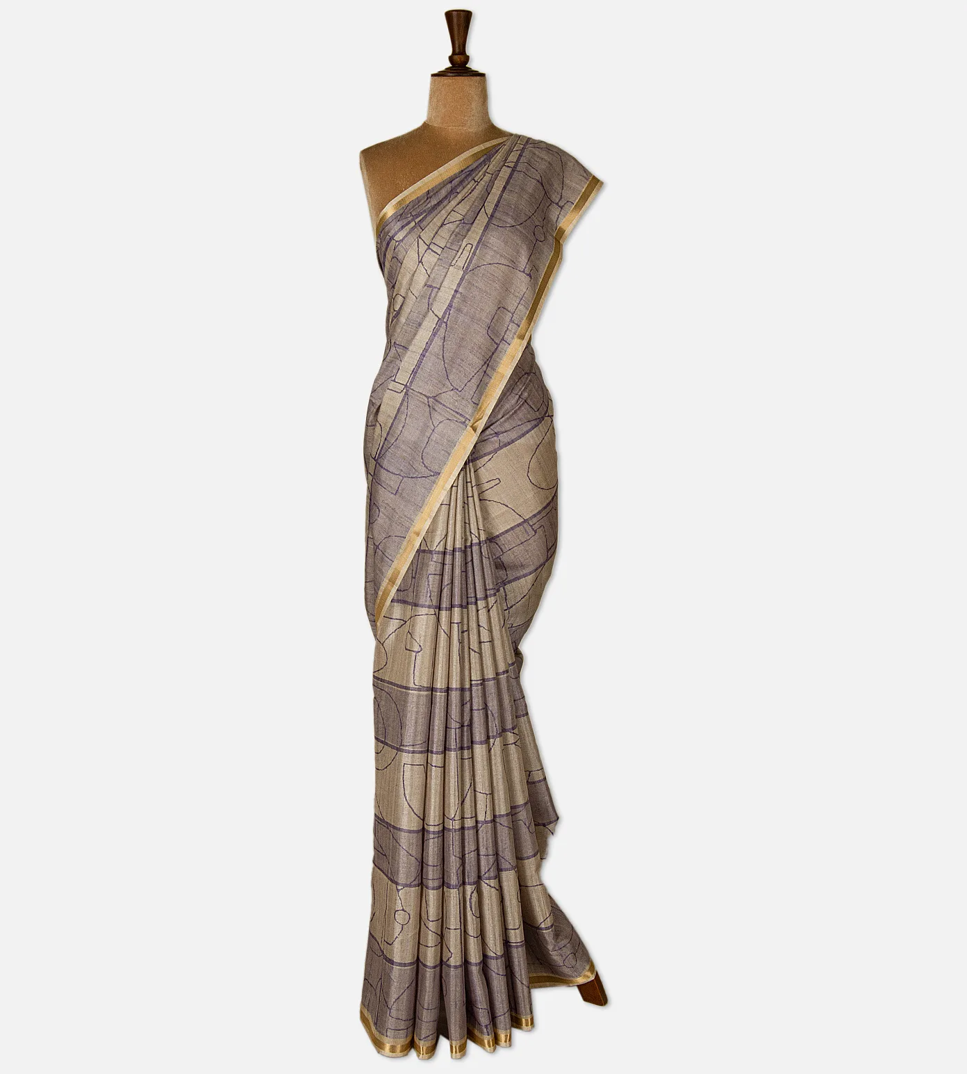 off-white-semi-tussar-saree-d10133494-b