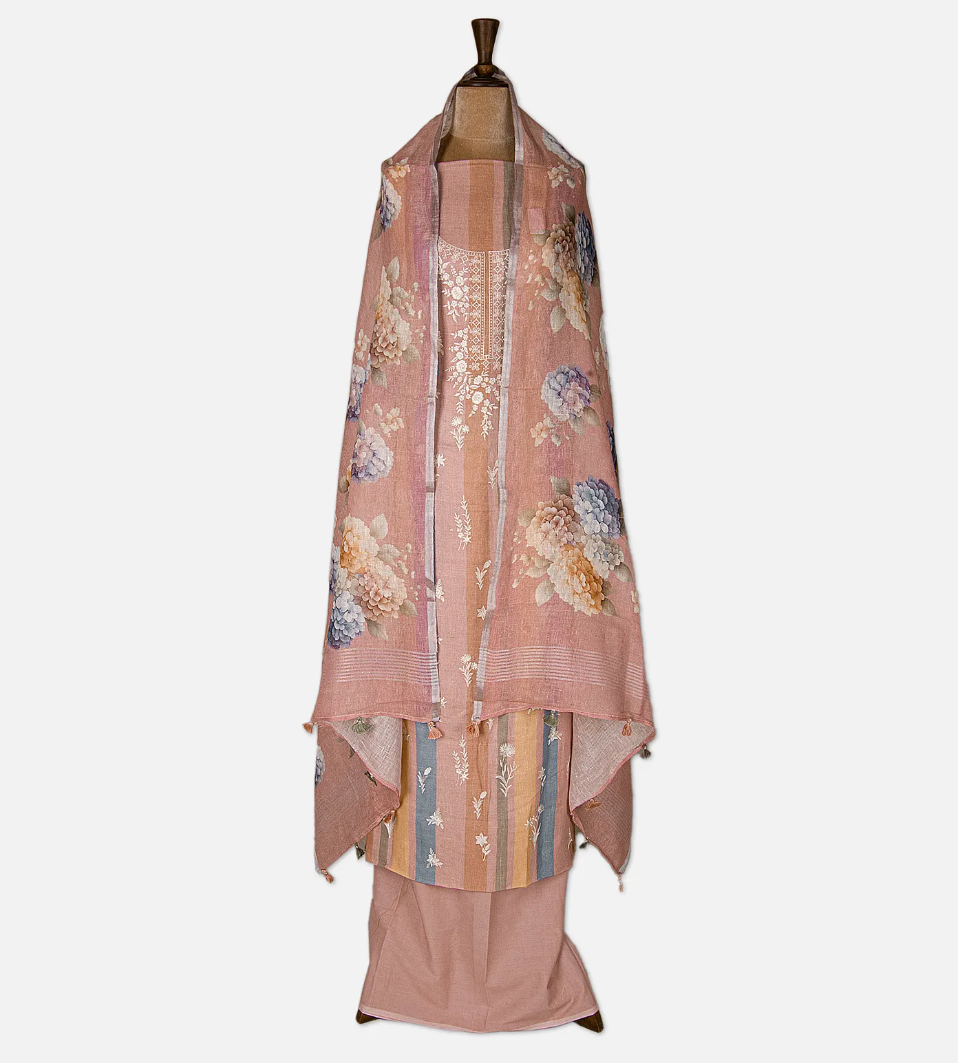 multicolour-linen-salwar-d0499860-c