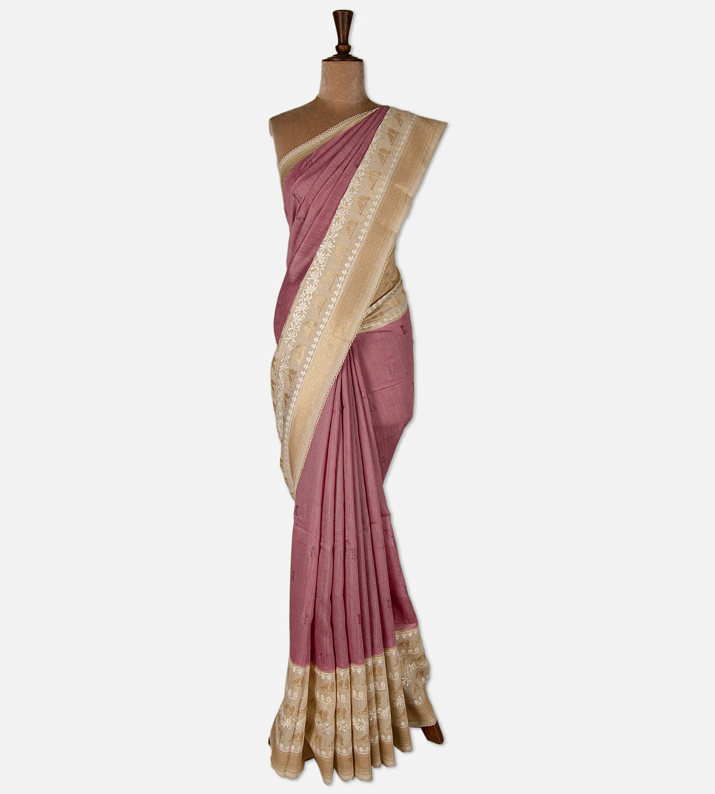 pink-tussar-saree-d11136549-b