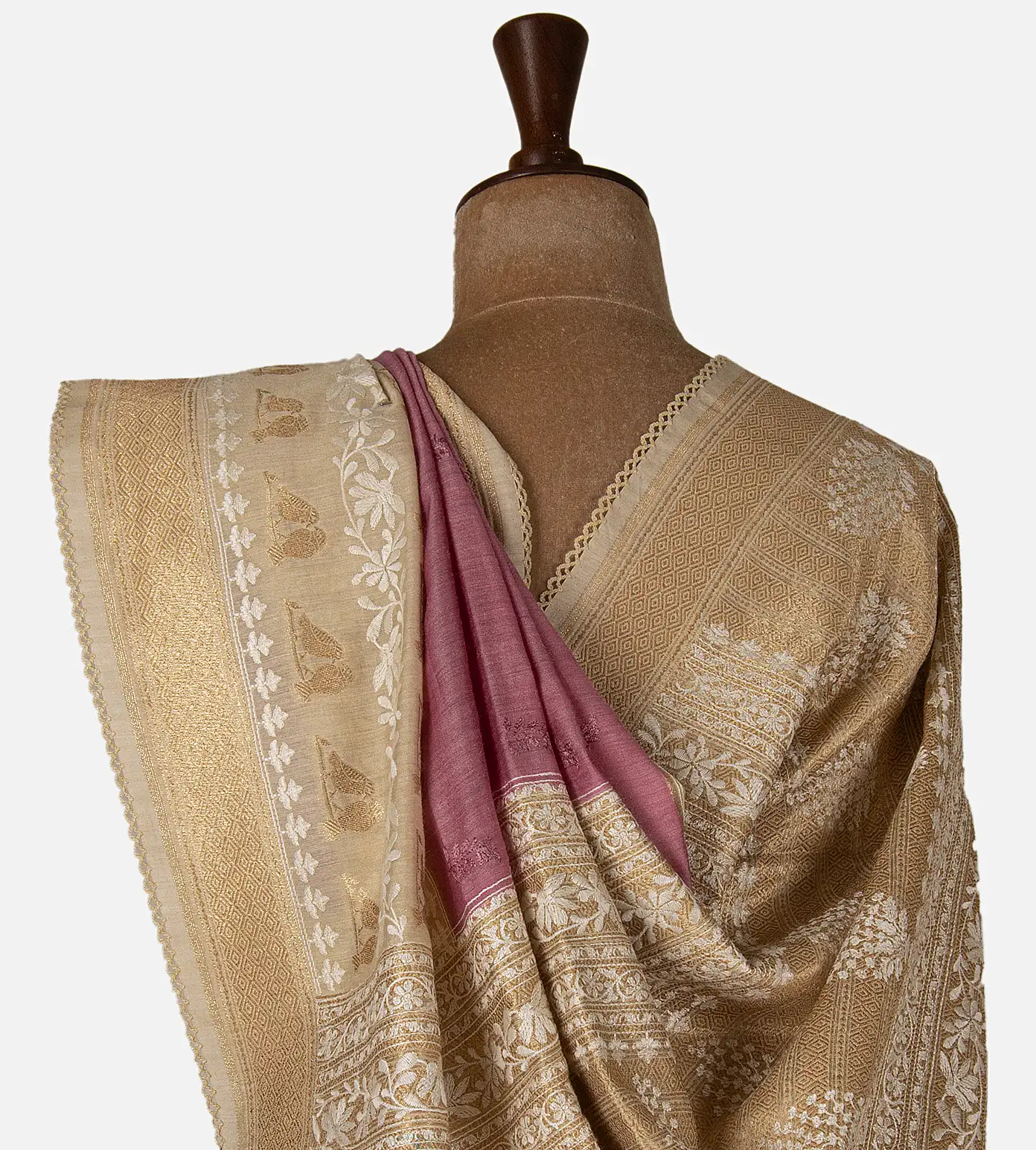 pink-tussar-saree-d11136549-c