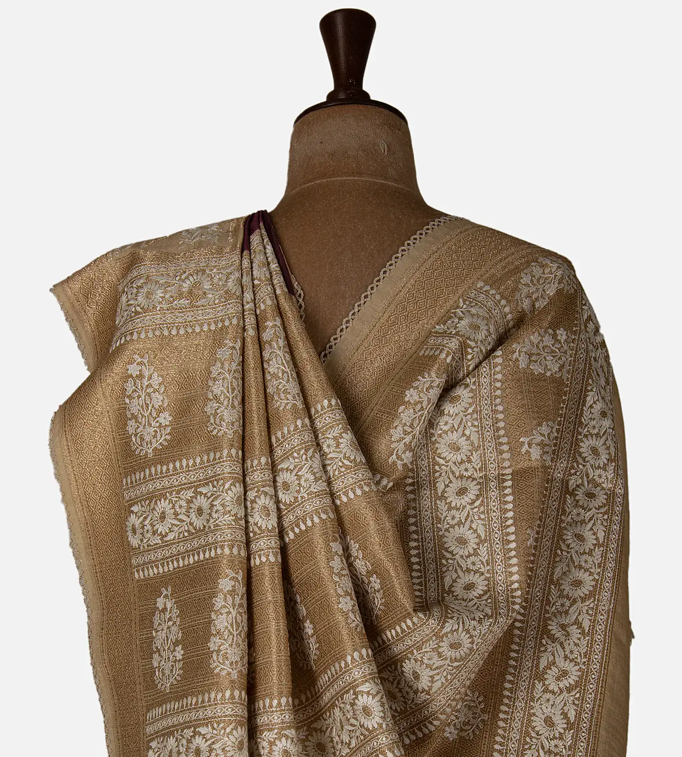 maroon-tussar-saree-d11136532-c