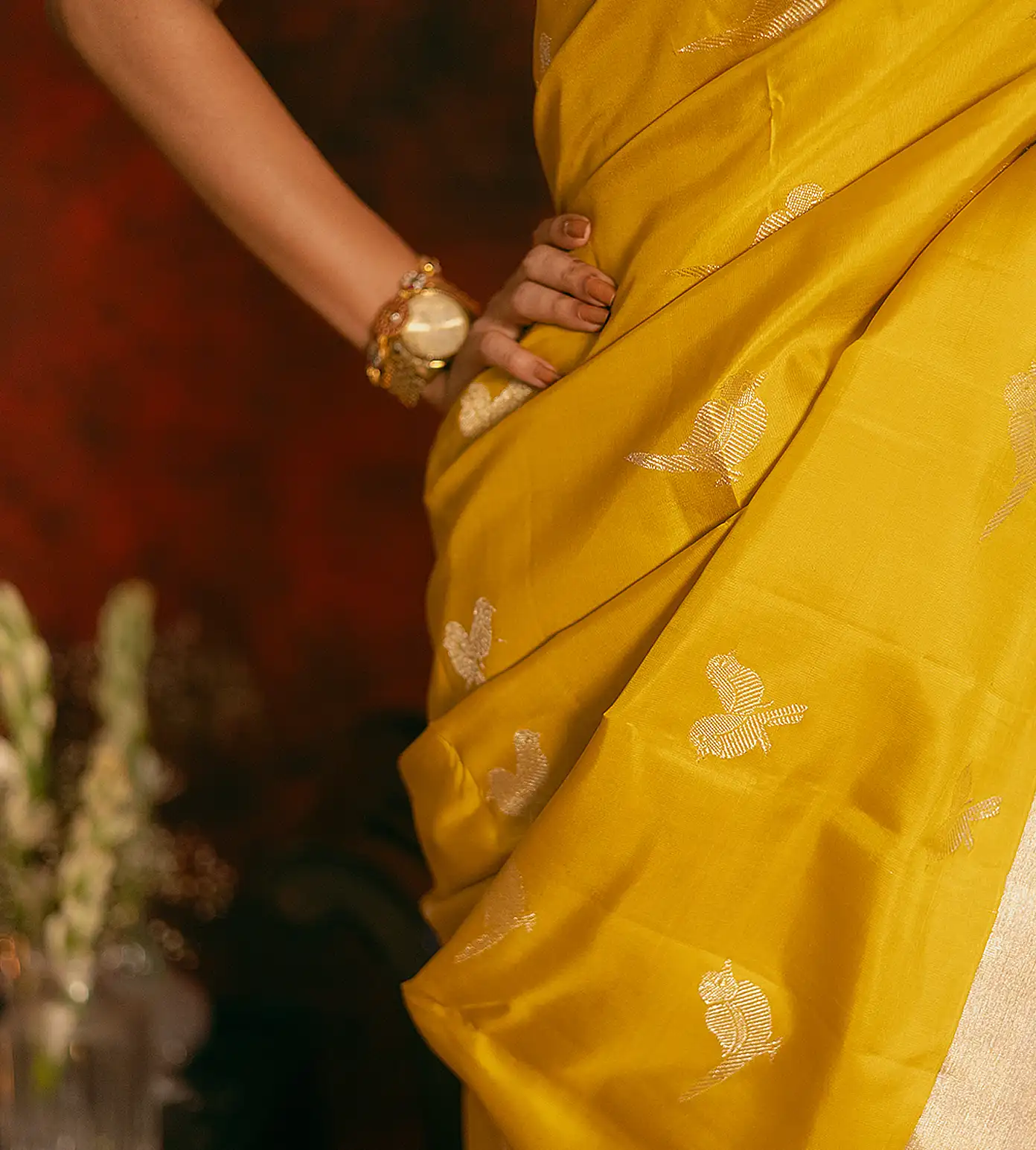 yellow-kanchipuram-silk-saree-d11136968-c