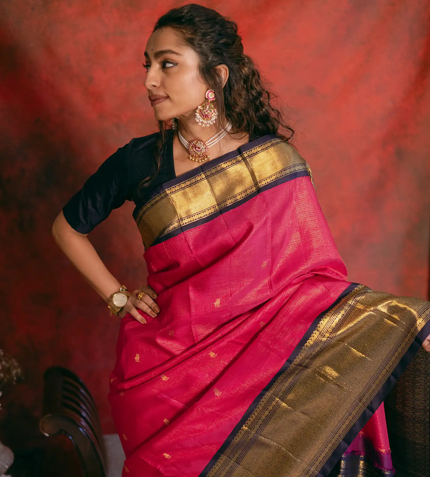 pink-kanchipuram-silk-saree-d11134940-a