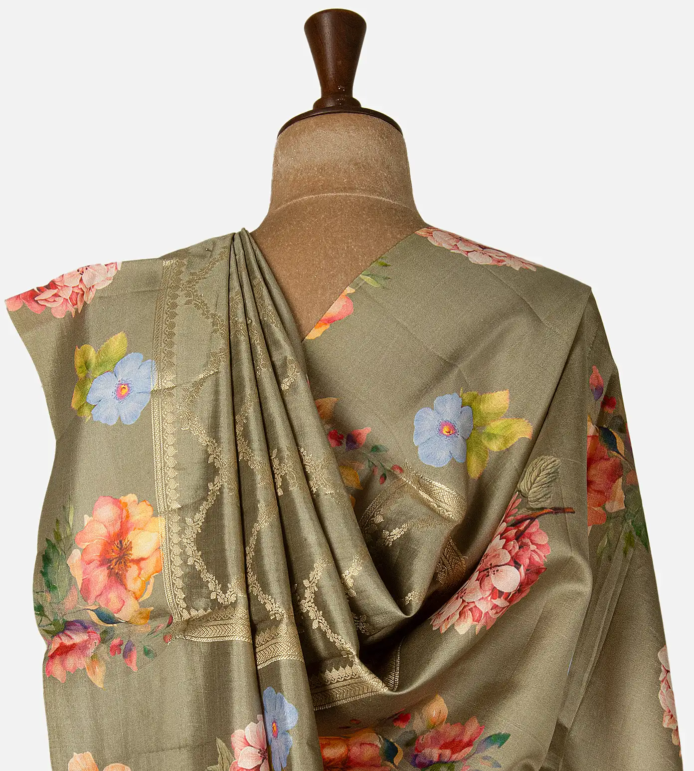olive-green-chaniya-silk-saree-d08117308-c