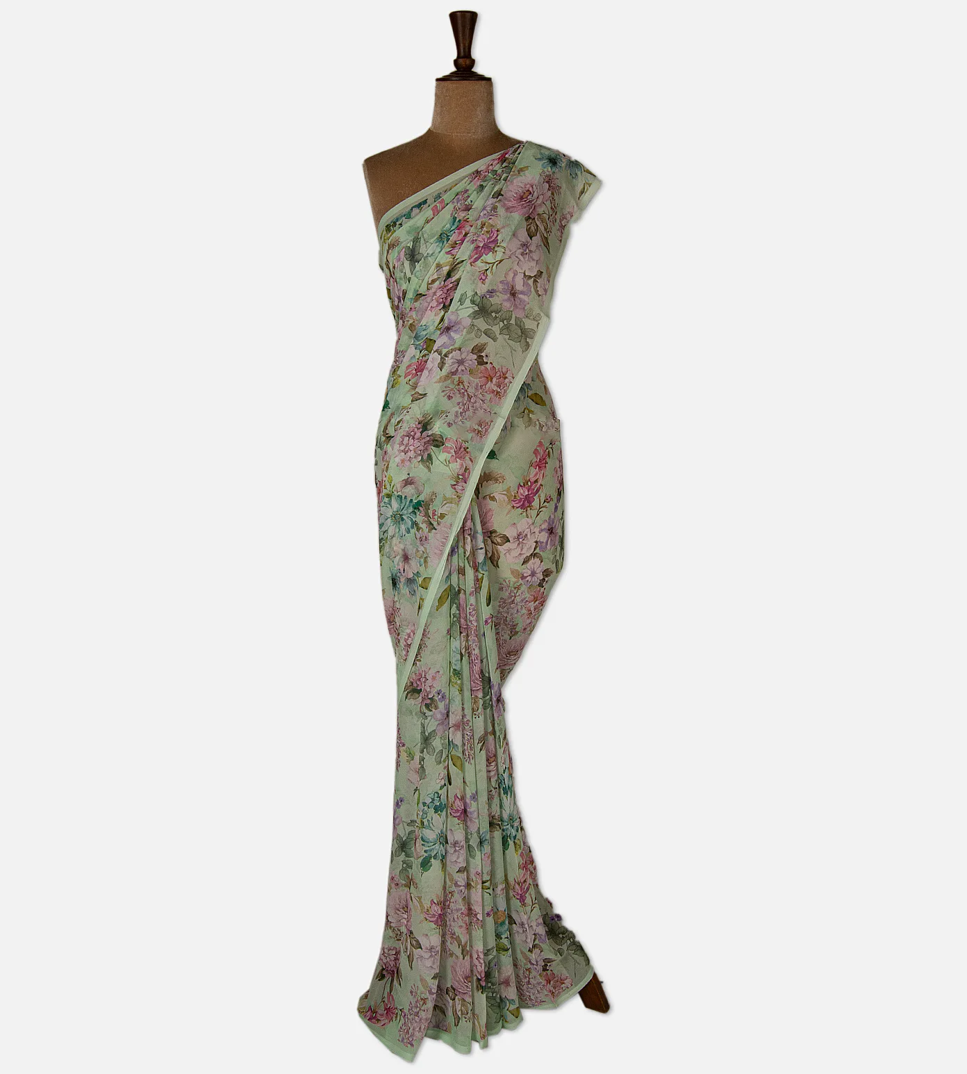 pastel-green-chiffon-saree-d05105663-b