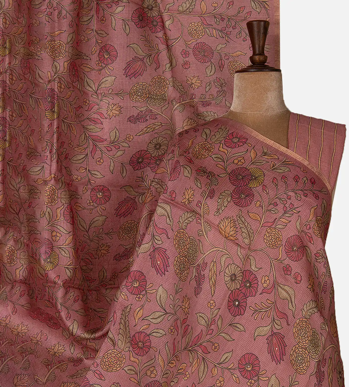 pink-tussar-kota-saree-d10133294-a