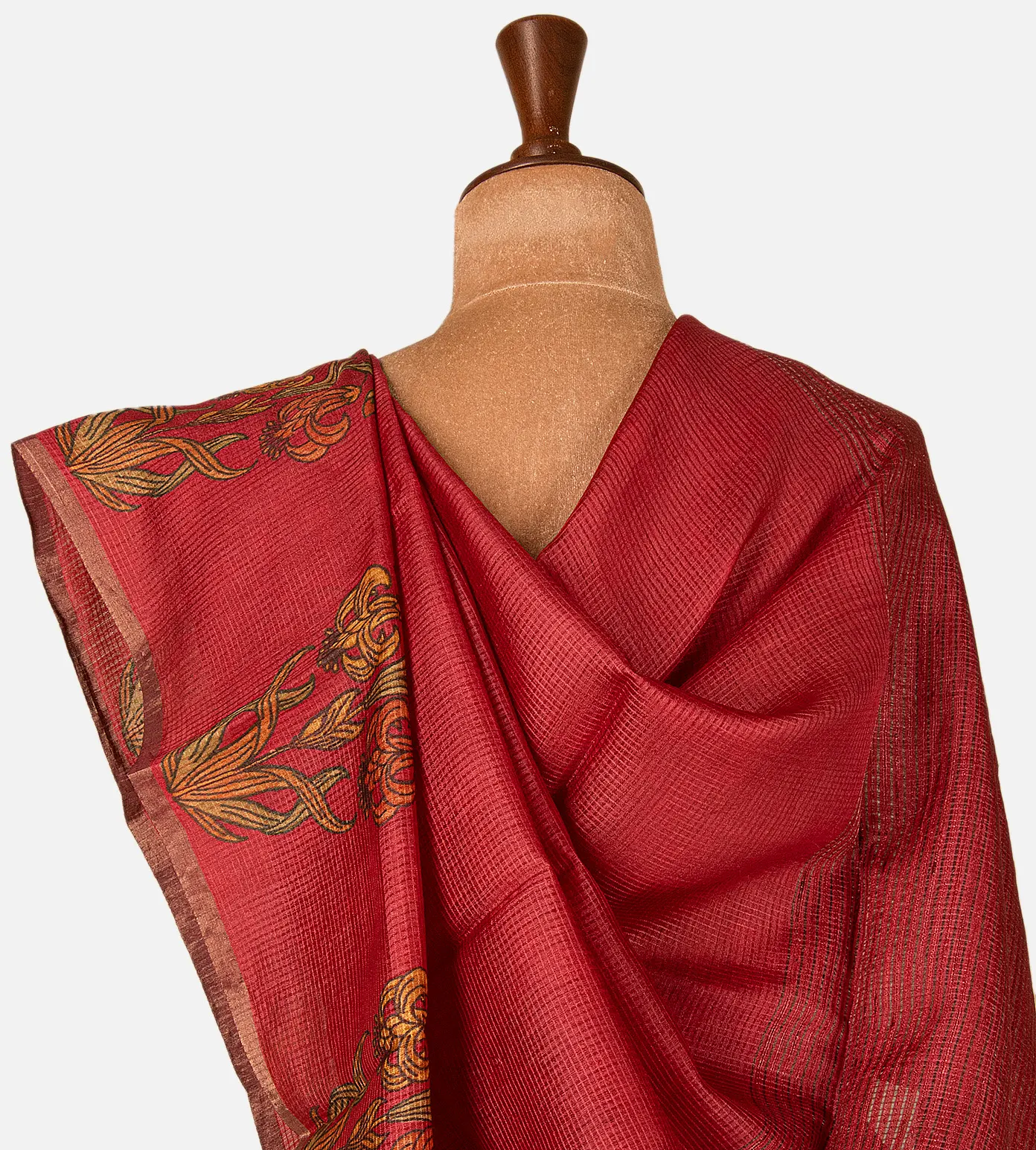 red-tussar-saree-d09124084-c