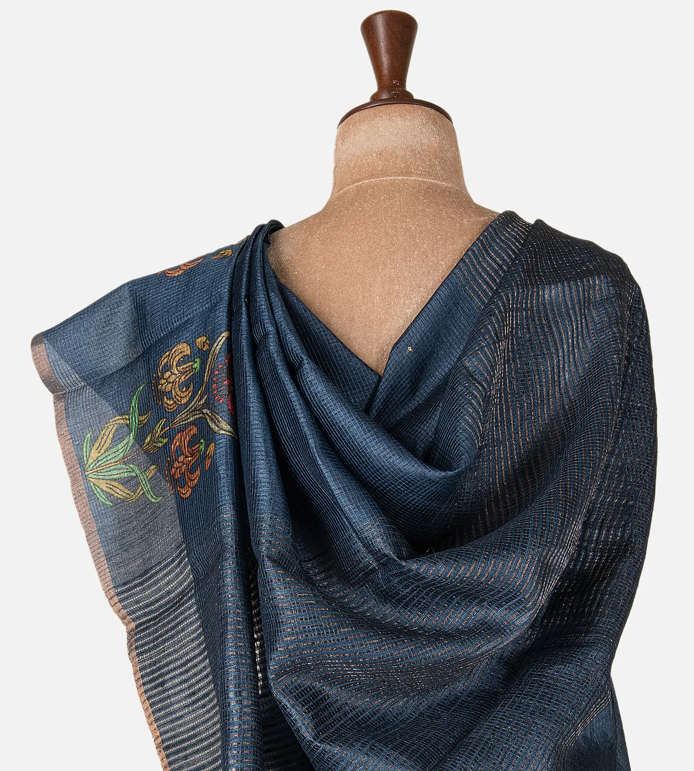 blue-tussar-saree-d10133297-c
