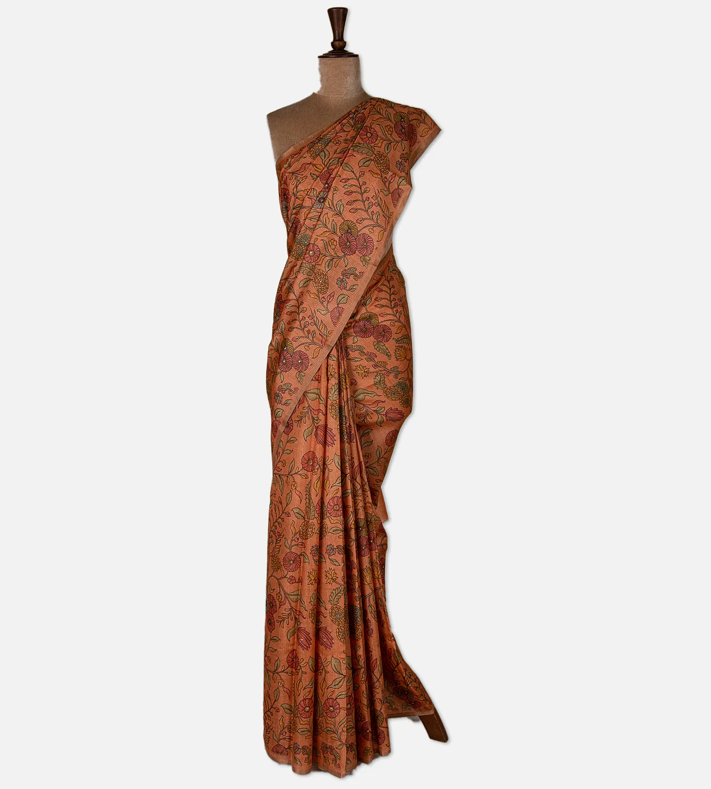 peach-tussar-kota-saree-d10133299-b