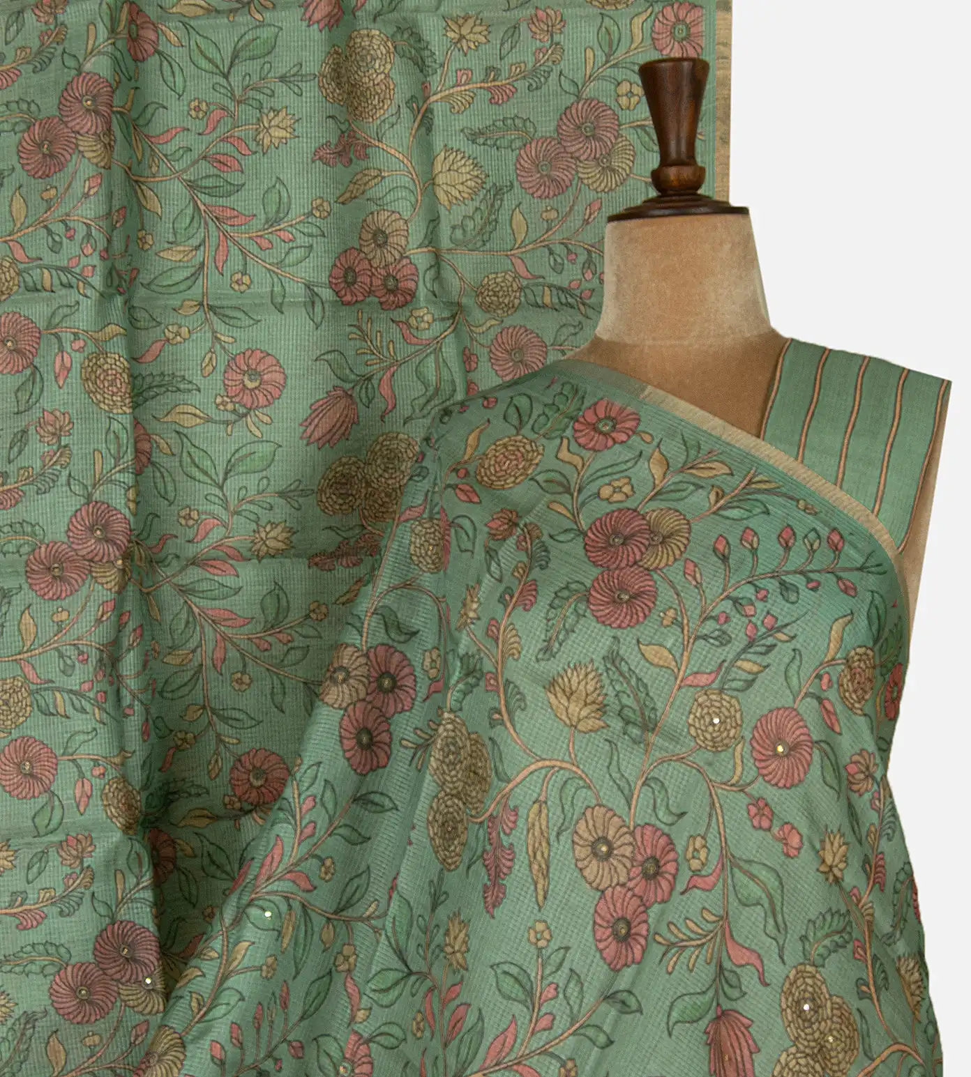 blue-tussar-kota-saree-d10133298-a