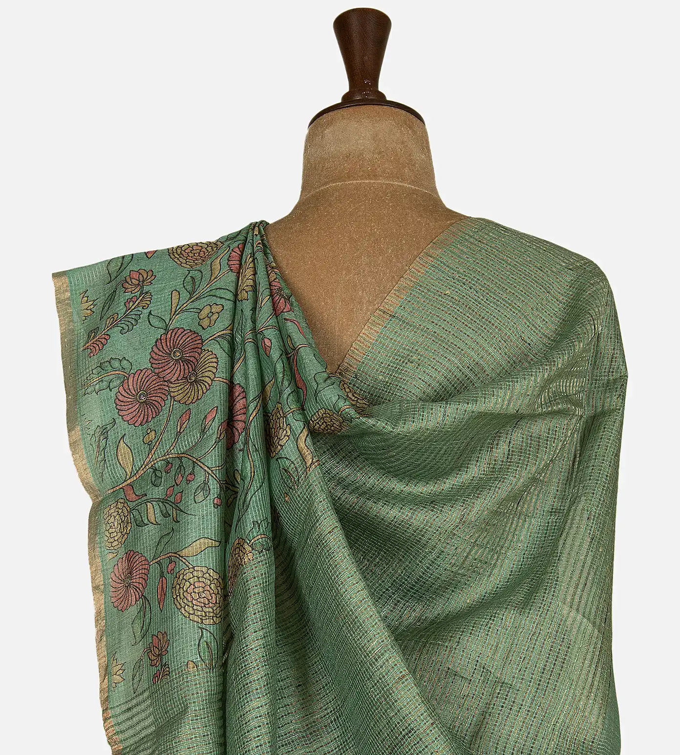 blue-tussar-kota-saree-d10133298-c