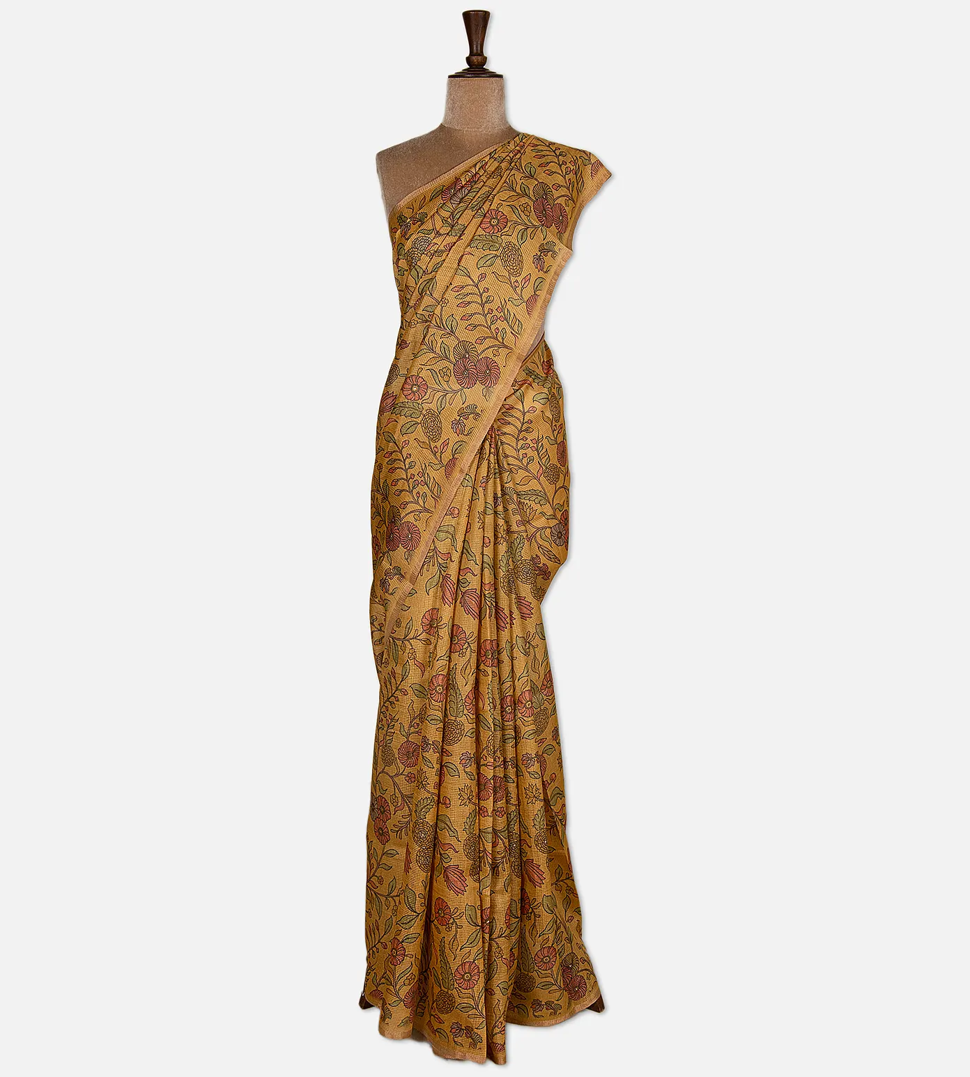 yellow-tussar-kota-saree-d10133293-b
