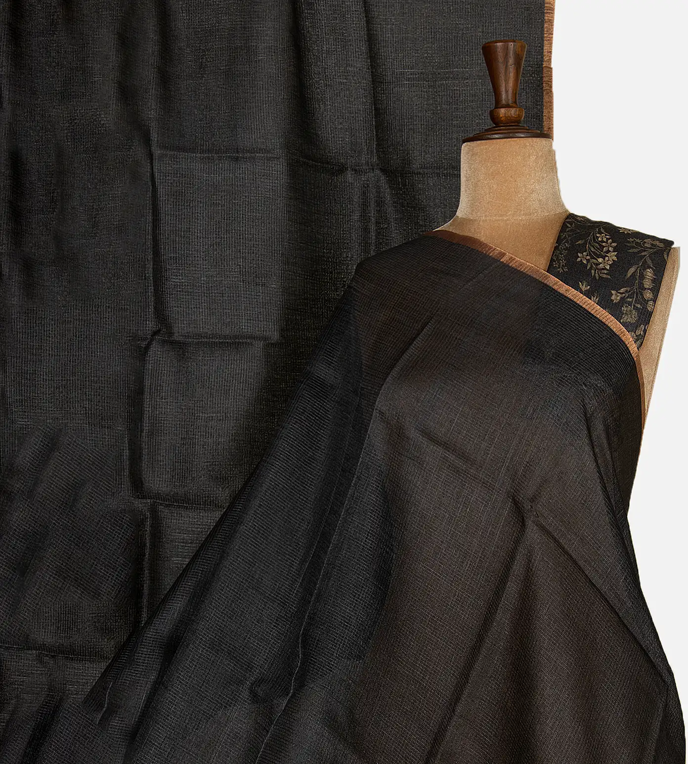 black-tussar-kota-saree-d09124081-a