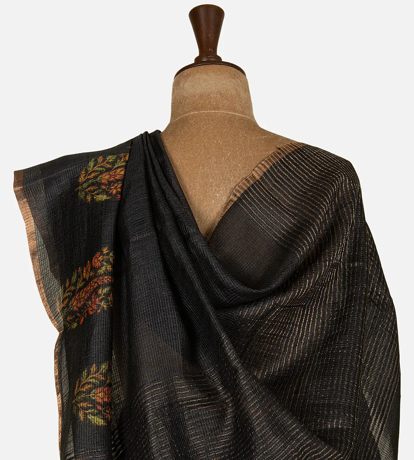 black-tussar-kota-saree-d09124081-c
