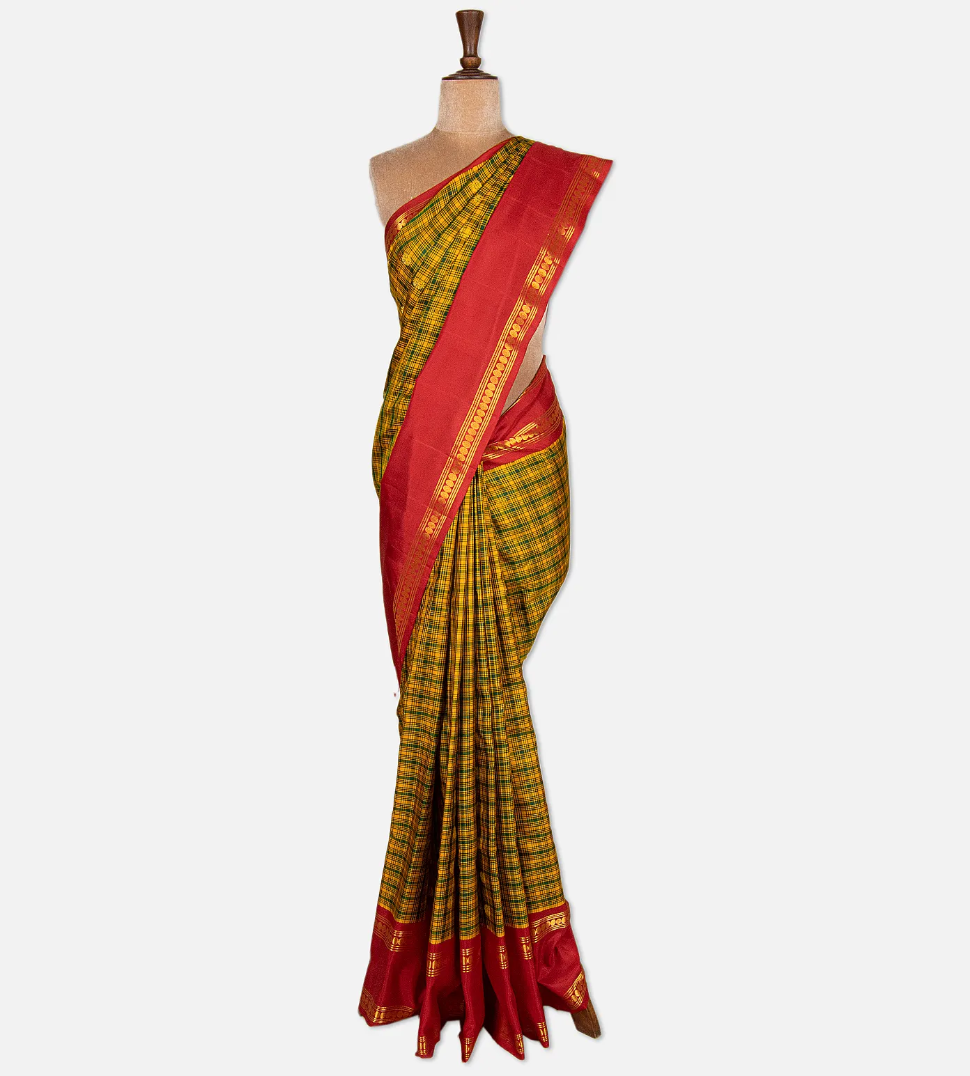 green-and-yellow-gadwal-silk-saree-d10133515-b