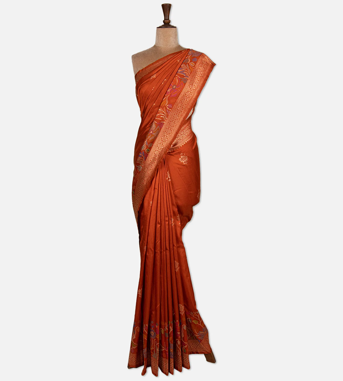 orange-banarasi-paithani-silk-saree-d11134650-b