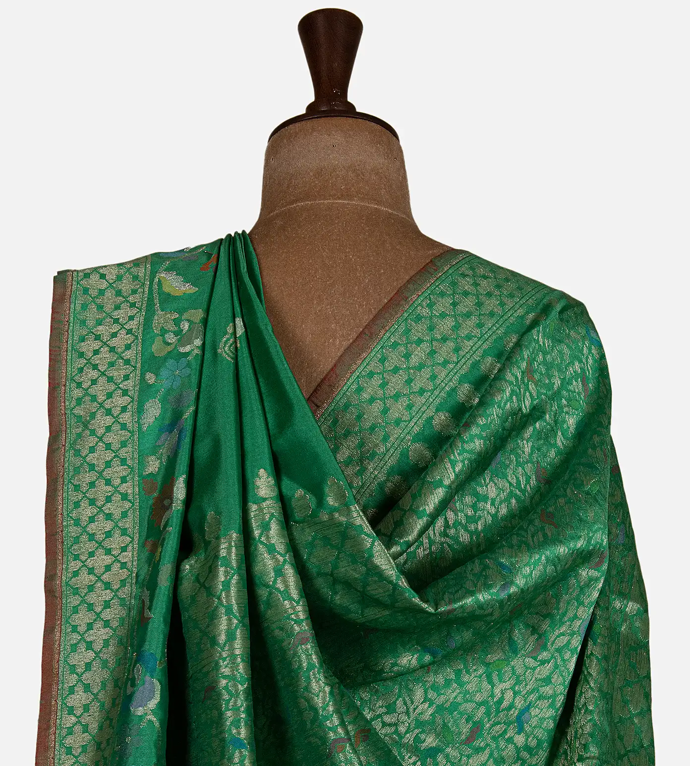 jade-green-banarasi-paithani-silk-saree-d08118032-c