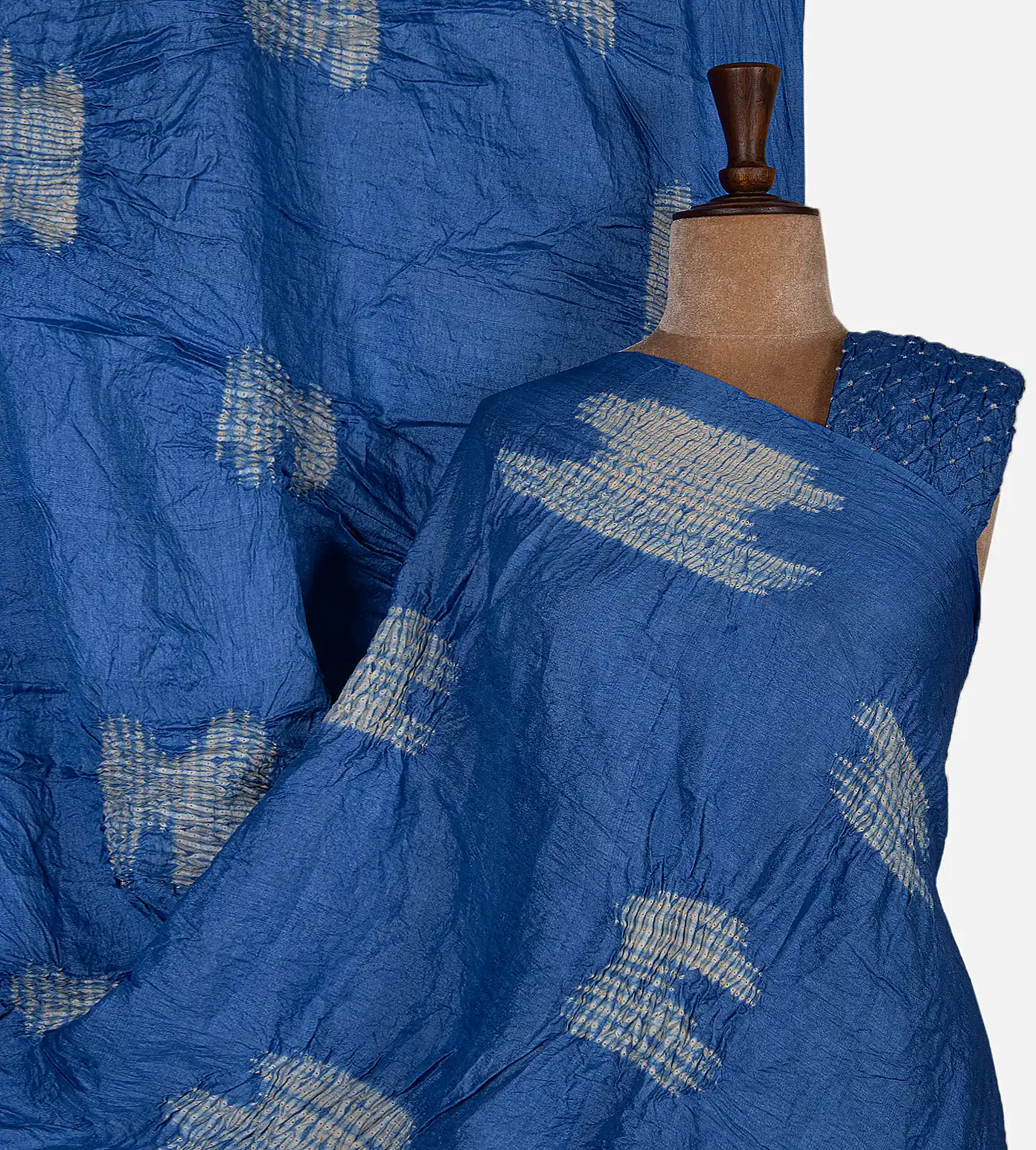 blue-shibori-tussar-bandhani-saree-d08117673-a