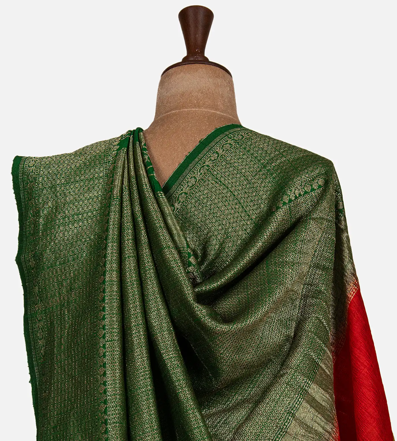green-banarasi-tussar-saree-d10132044-c