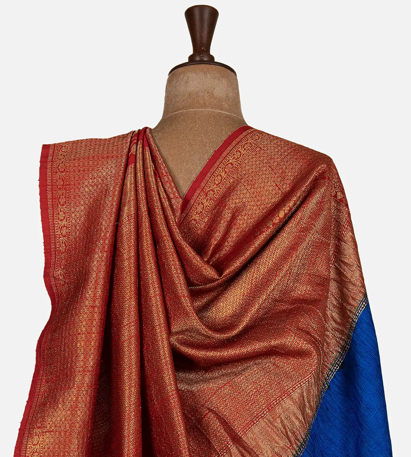 red-banarasi-tussar-saree-d10132042-c