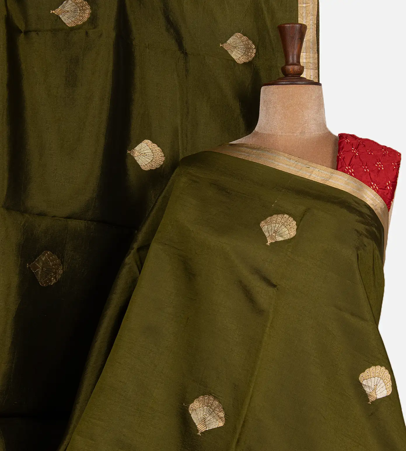 olive-green-banarasi-kattan-silk-saree-d09121481-a