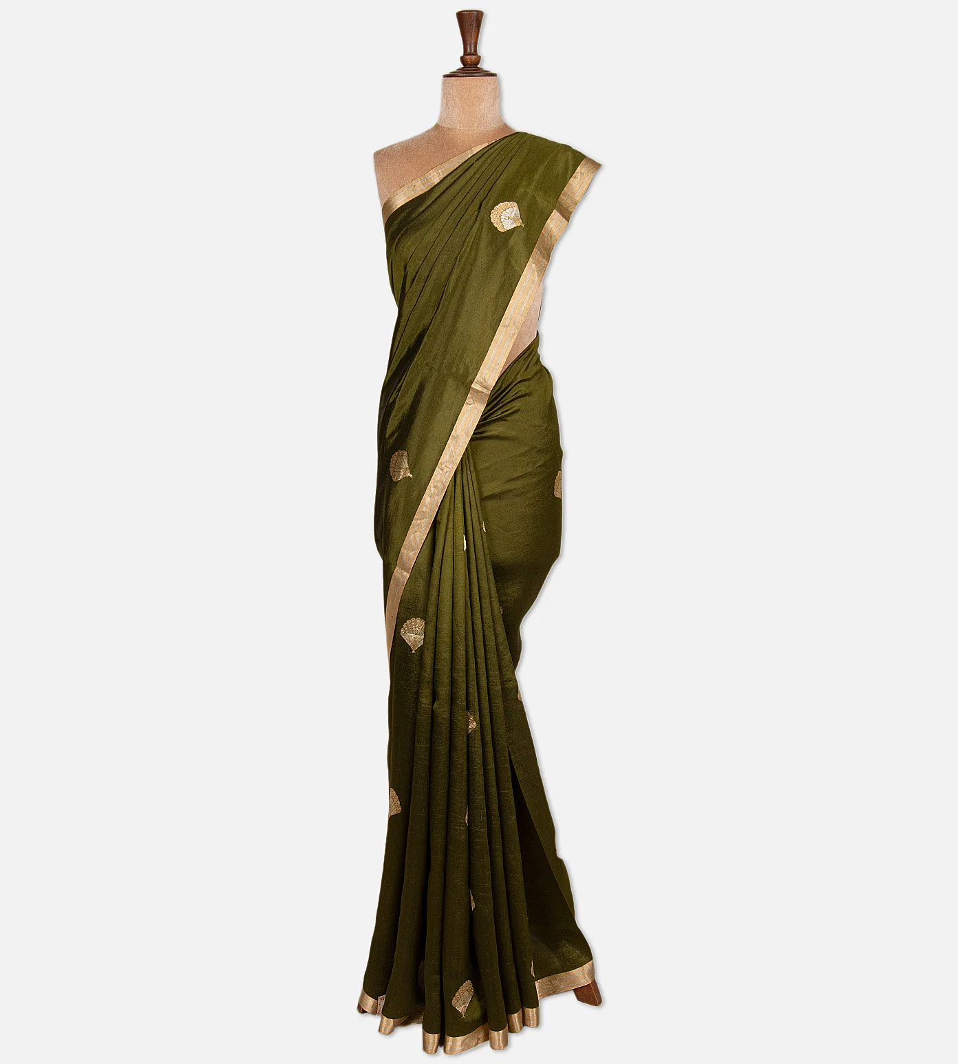 olive-green-banarasi-kattan-silk-saree-d09121481-b
