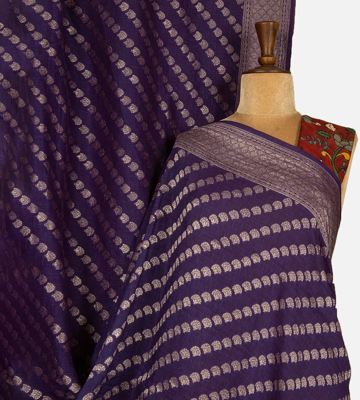 purple-banaras-linen-georgette-saree-d09129252-a