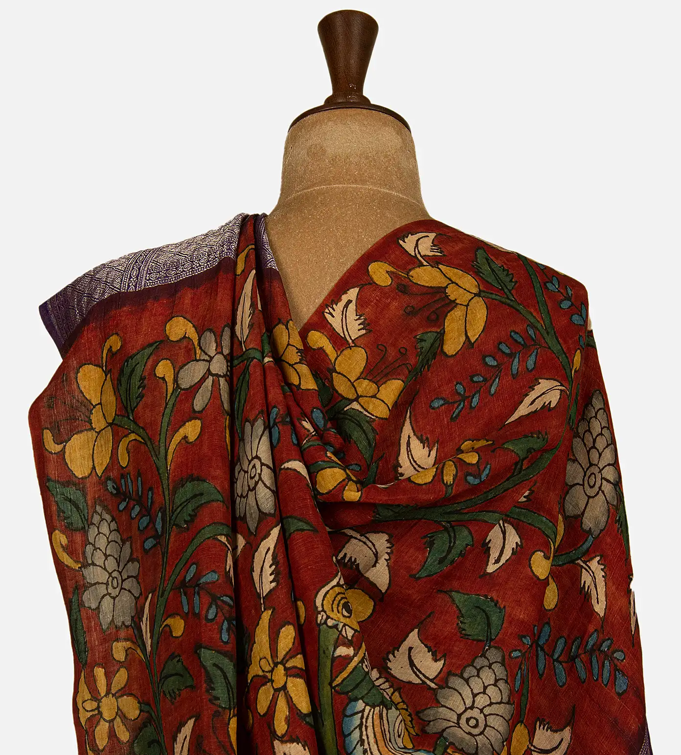 purple-banaras-linen-georgette-saree-d09129252-c