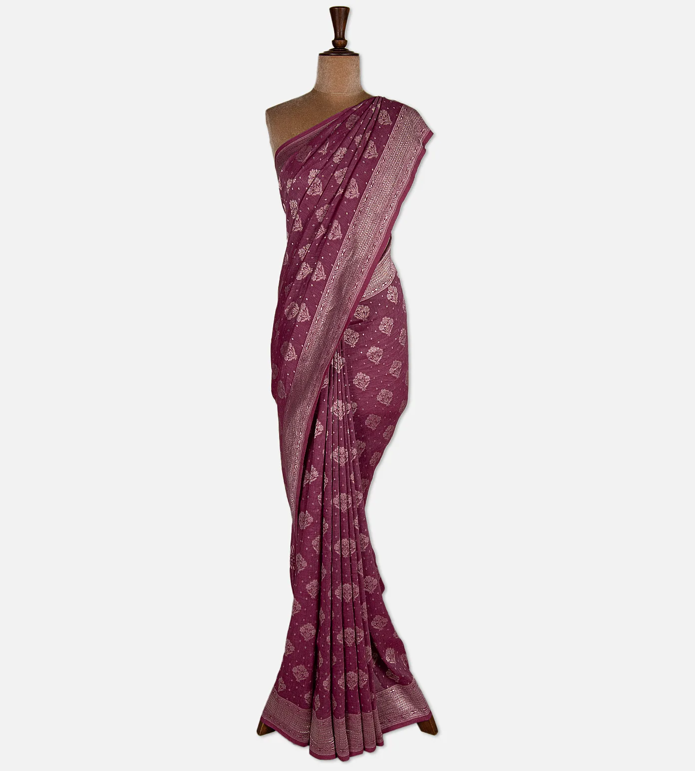 pink-banarasi-linen-georgette-saree-d0291360-b