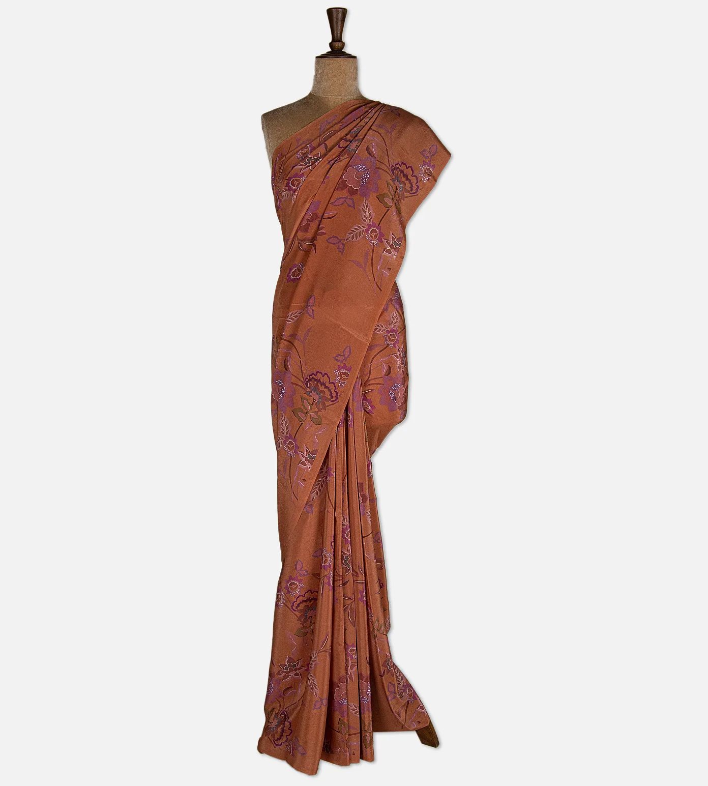 peach-crepe-saree-d11139544-b
