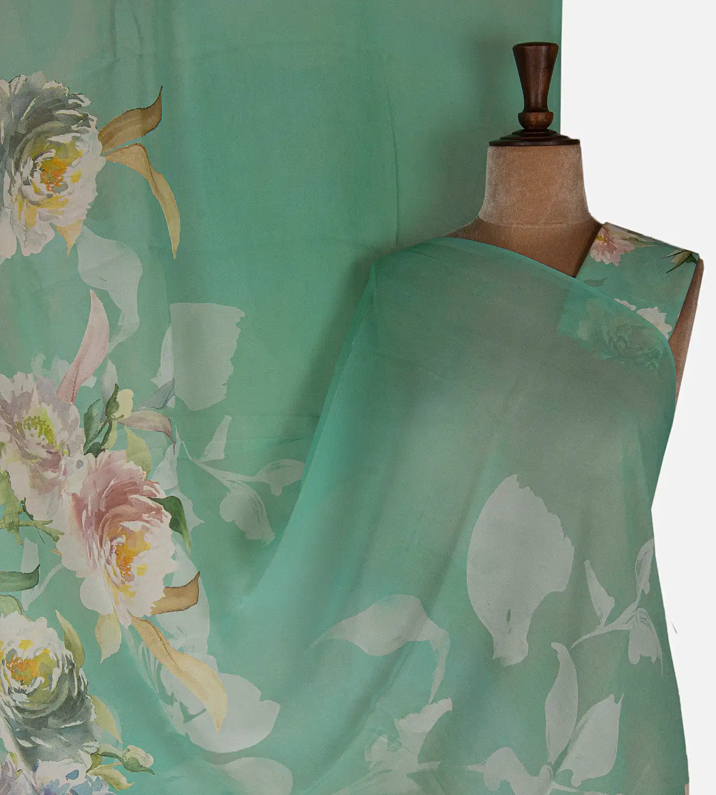 blue-crepe-saree-d11139527-a