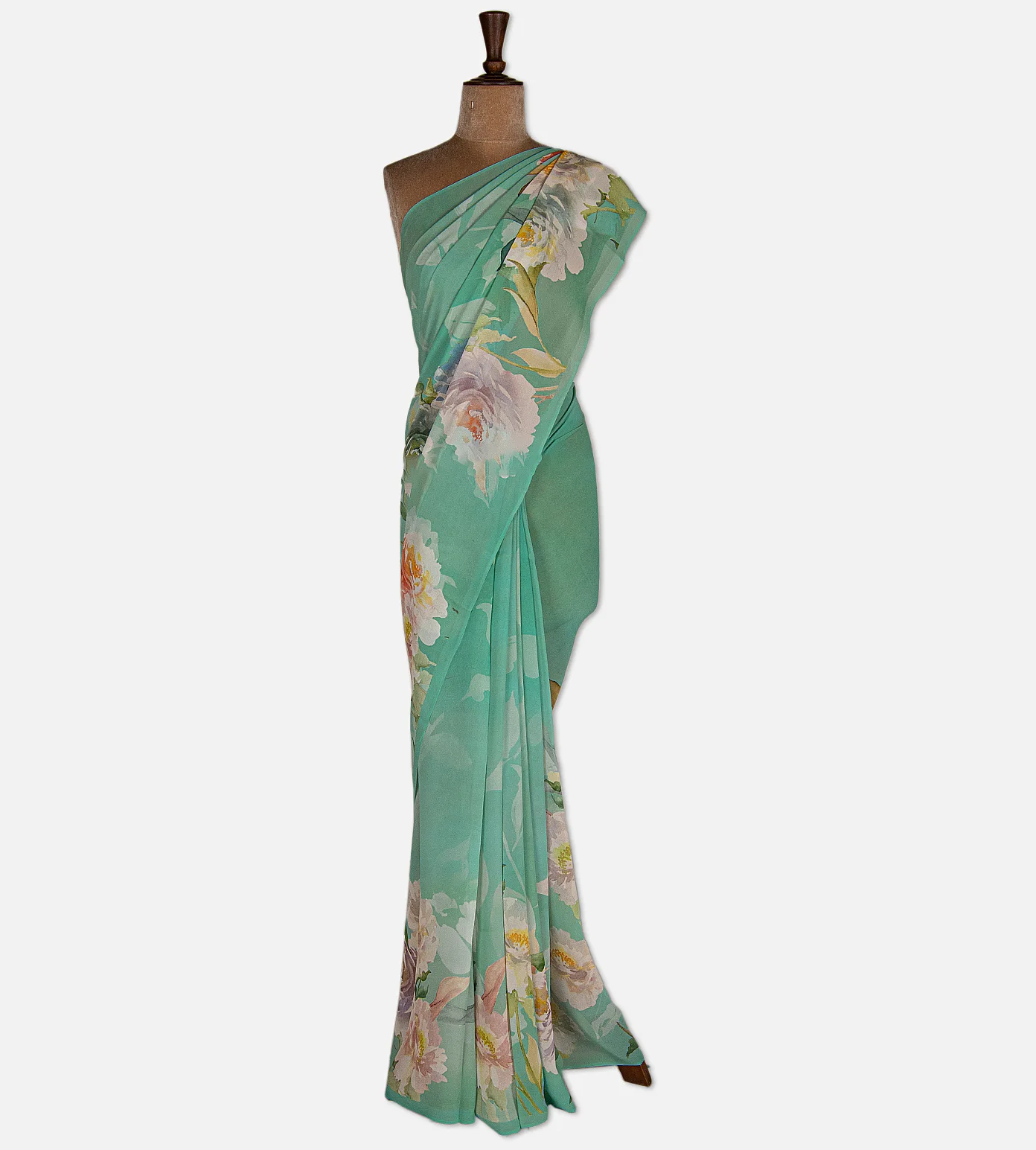 blue-crepe-saree-d11139527-b