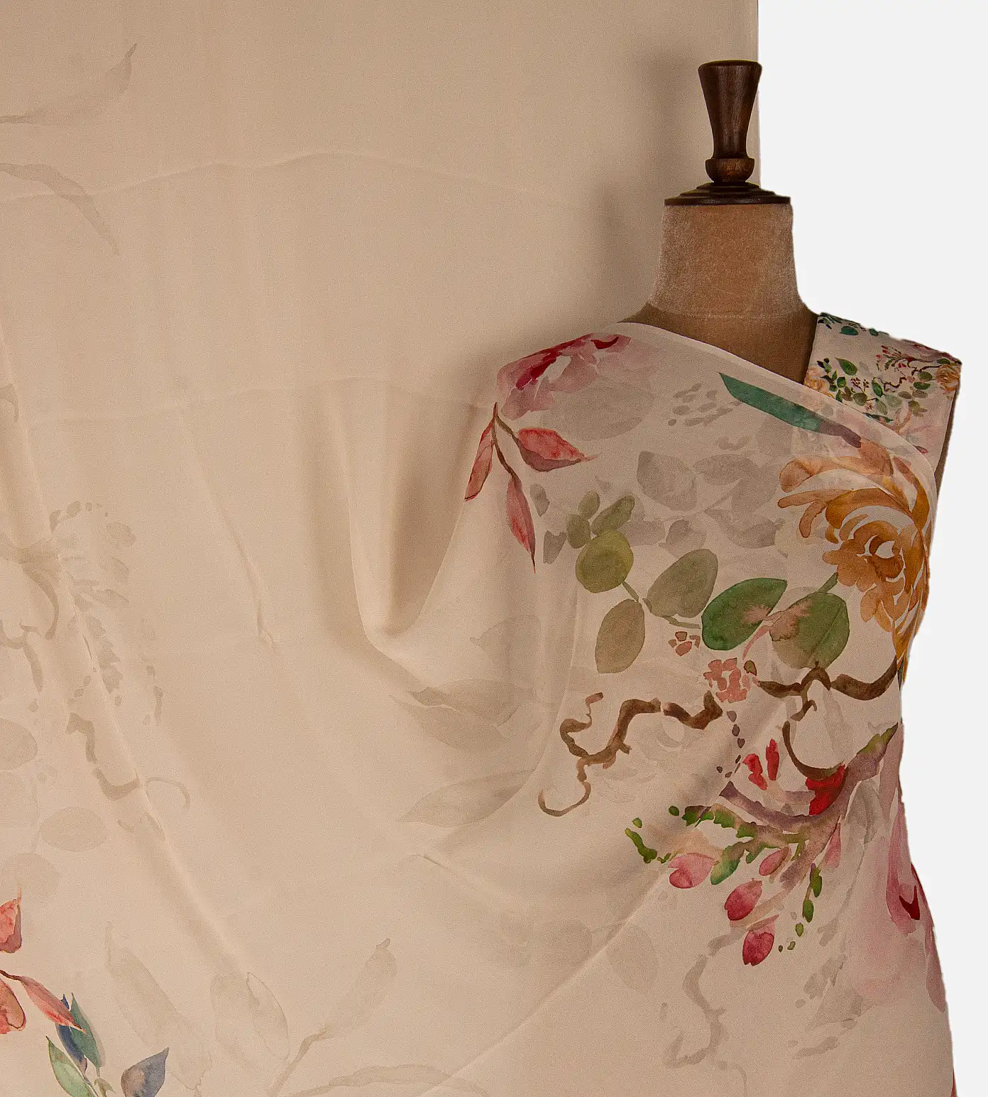 light-beige-crepe-saree-d11139523-a