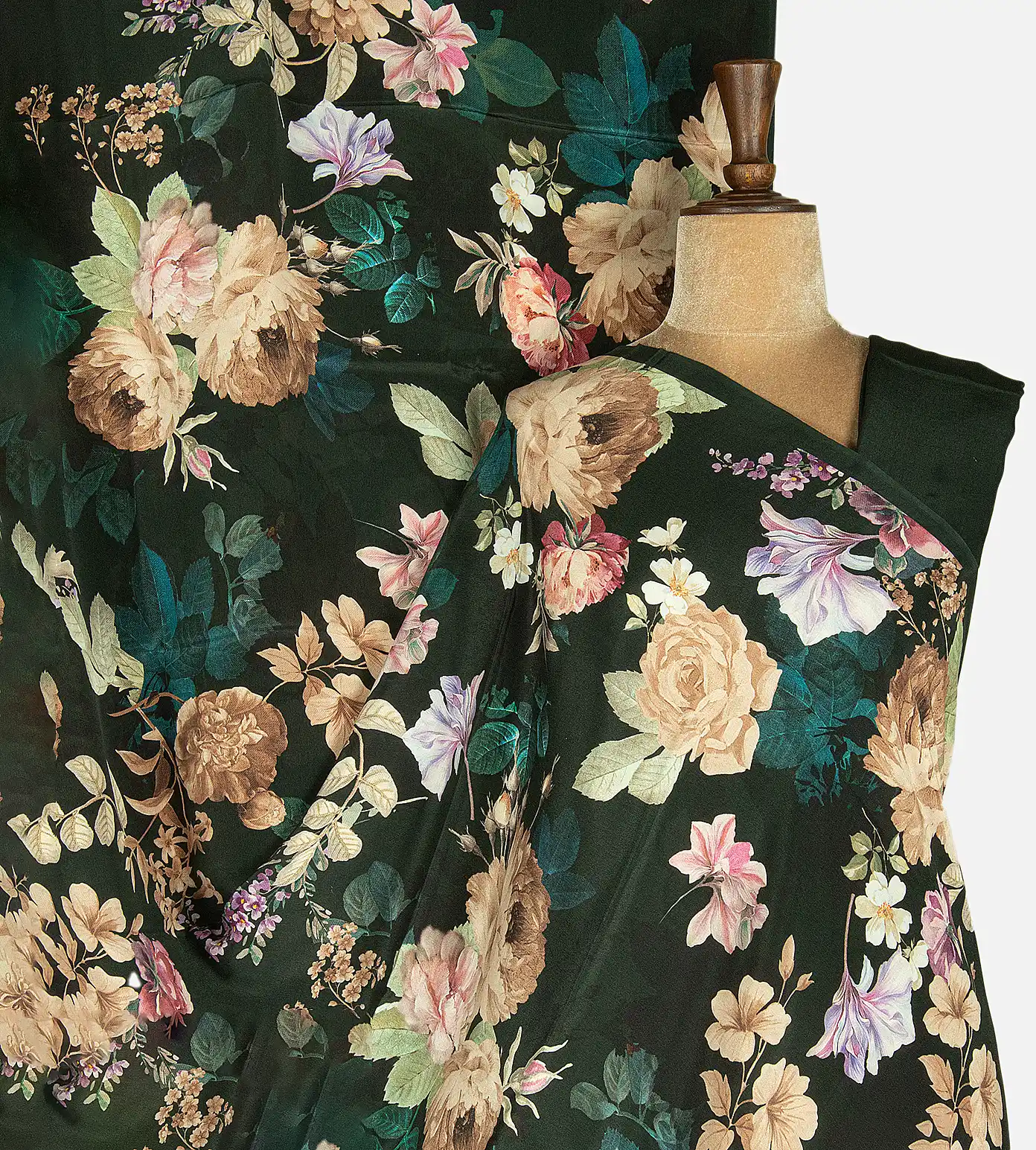 green-crepe-saree-d11139541-a