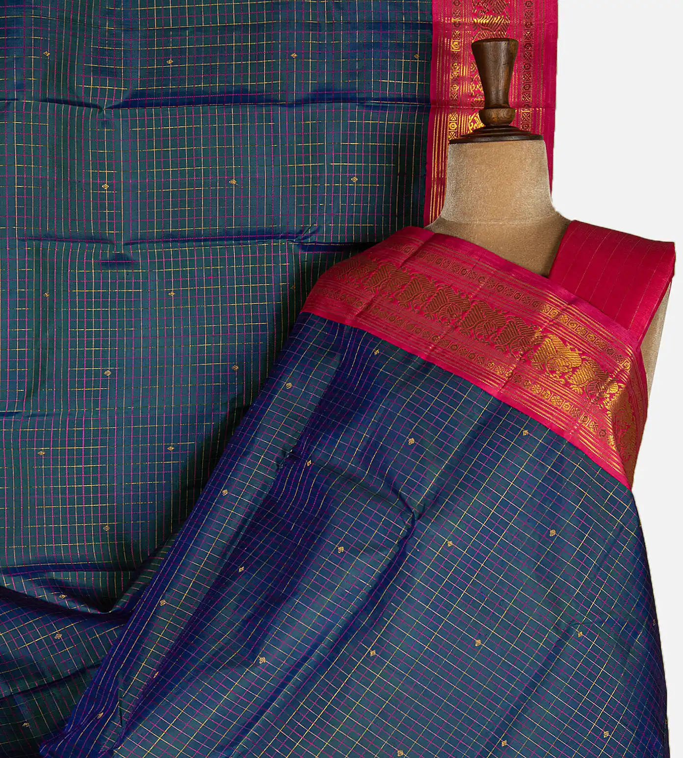 peacock-blue-kanchipuram-silk-saree-d10132557-a