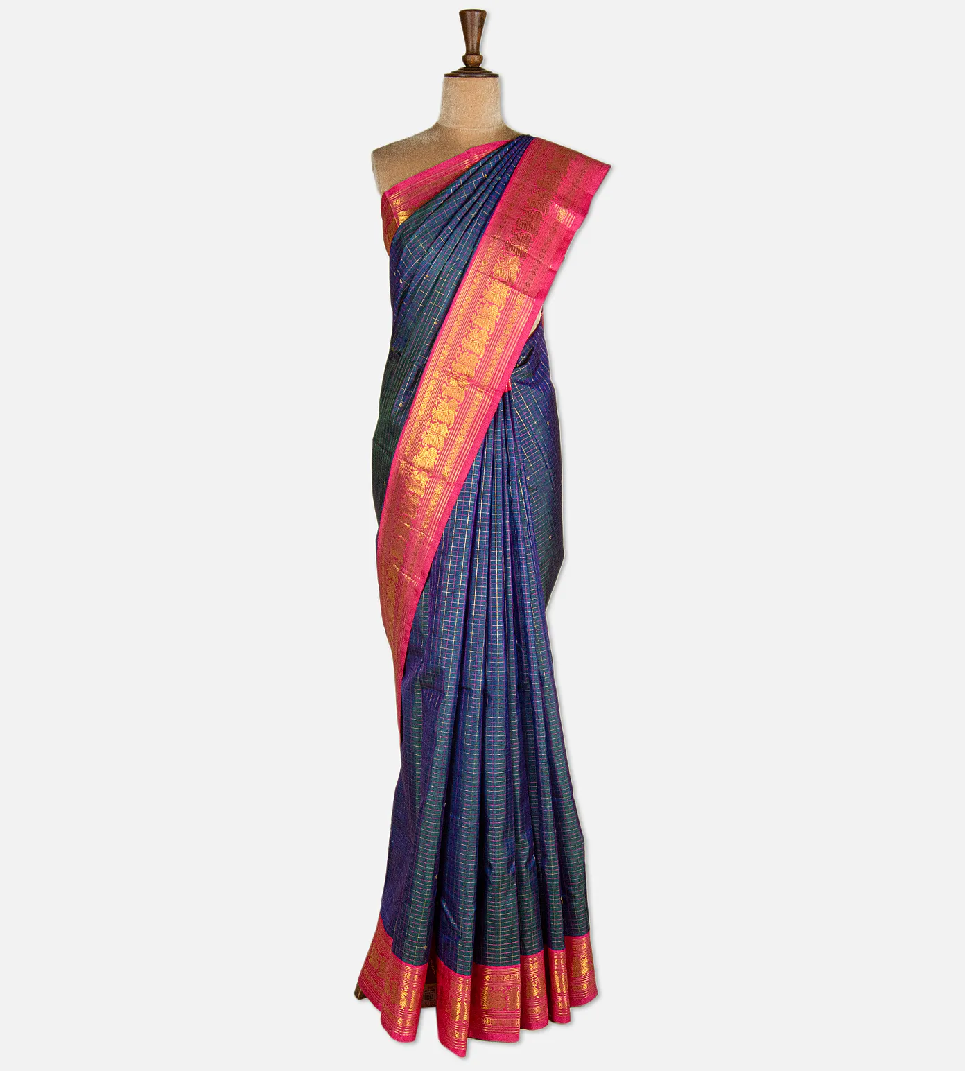 peacock-blue-kanchipuram-silk-saree-d10132557-b