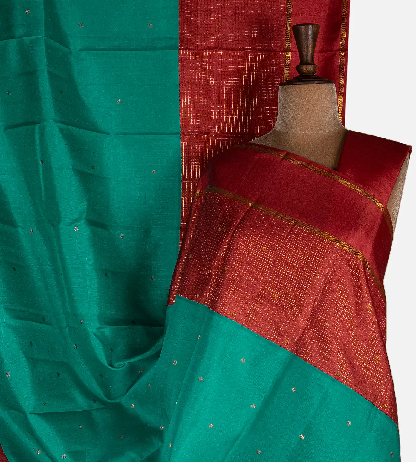 deep-teal-kanchipuram-silk-saree-d09124900-a