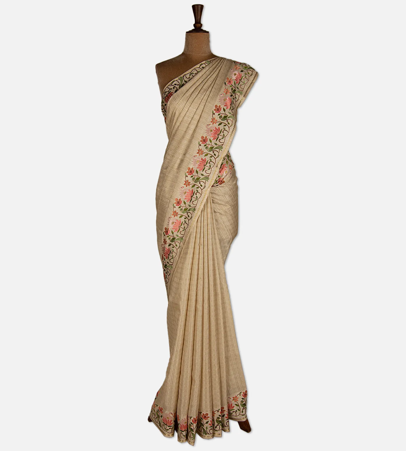 beige-semi-tussar-saree-d12141883-b