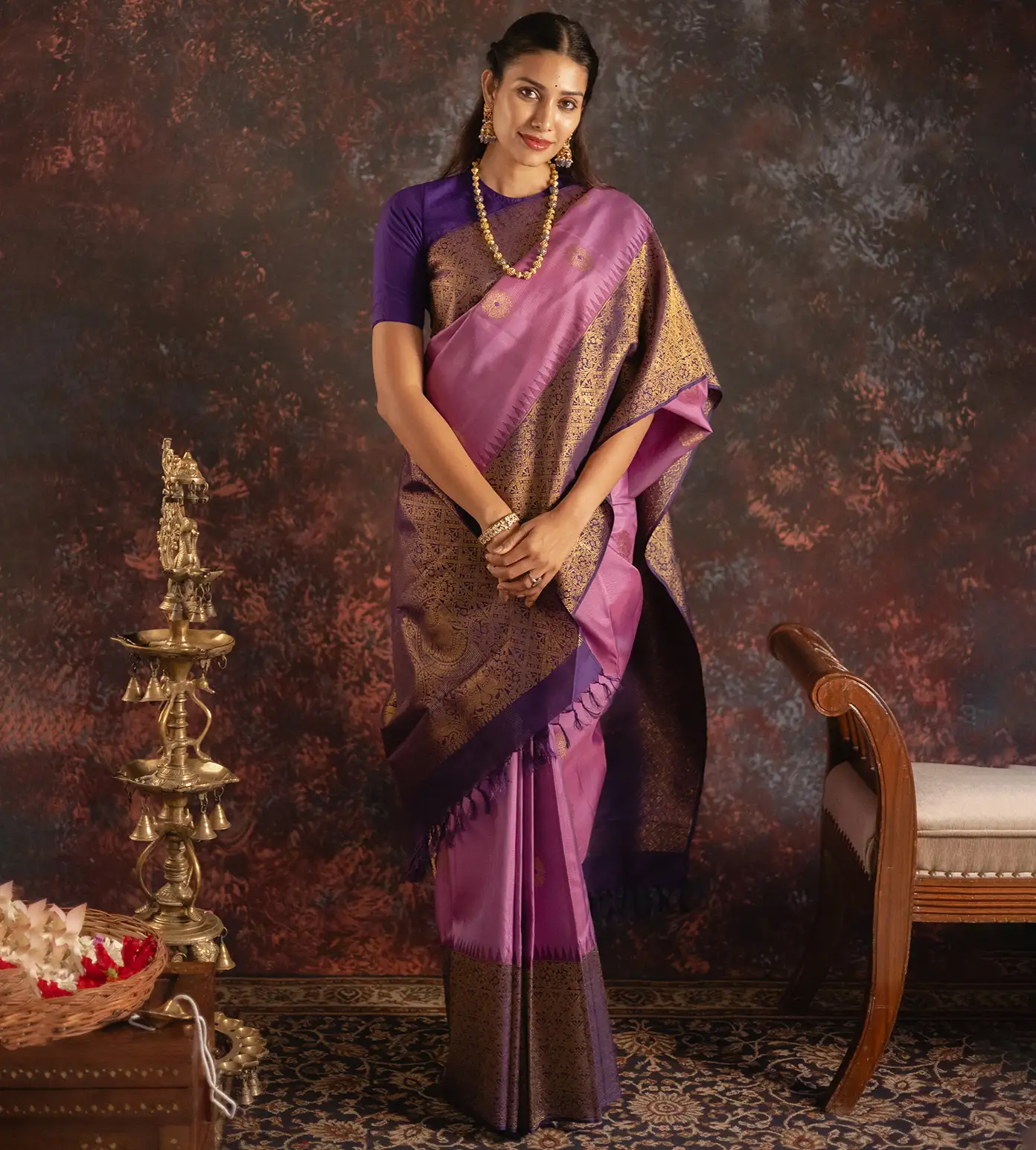 lavender-kanchipuram-silk-saree-d11135790-b