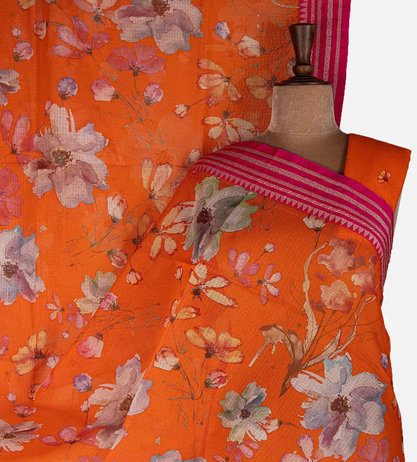 orange-kota-cotton-saree-d09127636-a